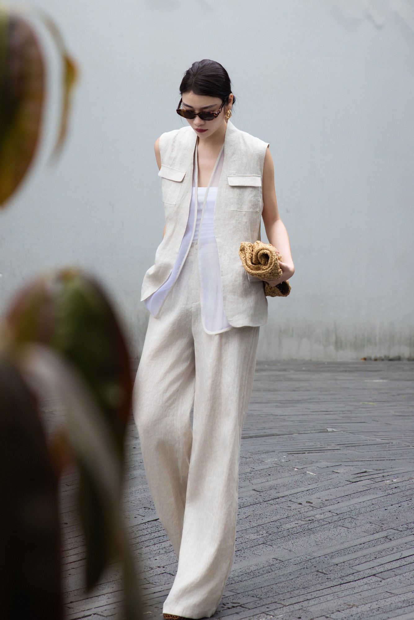 High-End Women’s Suit: Packaged, BC-Explosive, Very Cheap, Three-Packed Sets with Vests and Pants - 图片 3