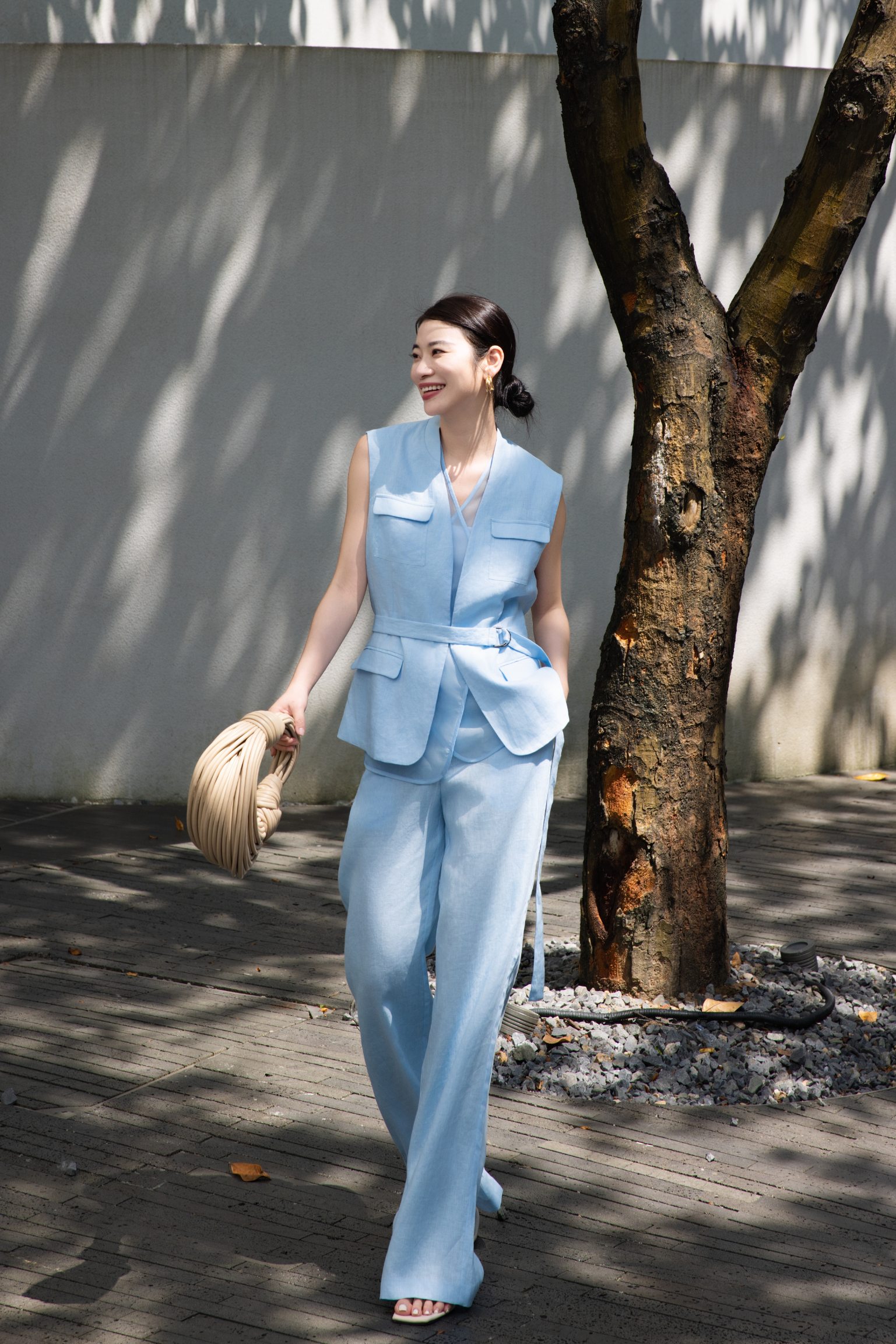 High-End Women’s Suit Package with B.C. Battery: High-Quality Three-Piece Set p1012 - 图片 6