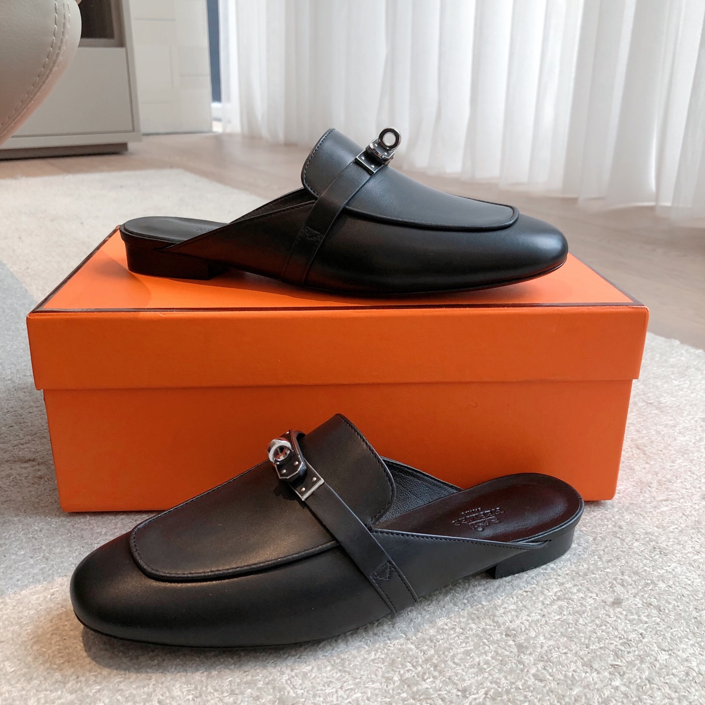 Hermès Eclair 2025 New Color Leather Mules - Stylish and Comfortable 9 i1741942586247 6650 0 7