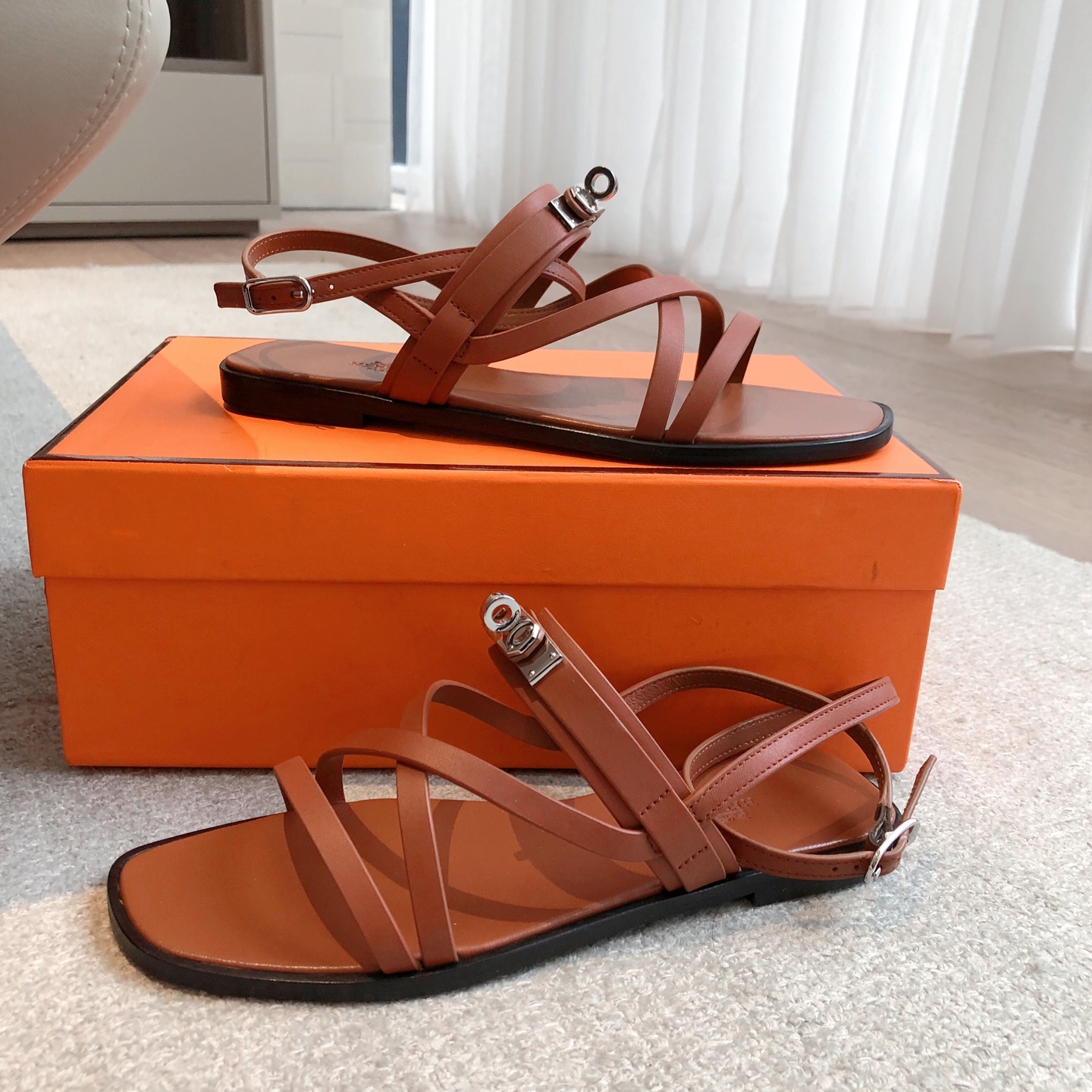 Hermès Eclair 2025 Sandals - Premium Leather, Comfortable, and Stylish 8 i1741943355968 4389 0 7