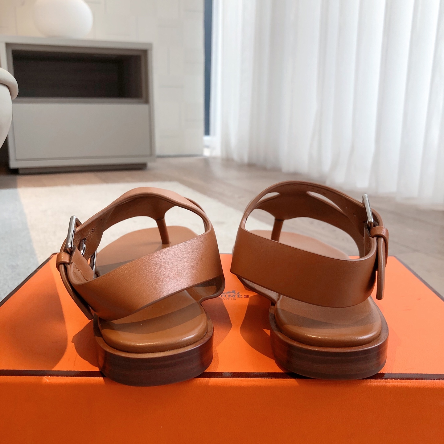 Hermes Eclair 2025 Women's Leather Thong Sandals - Comfortable & Stylish 7 i1743323116629 5495 0 5