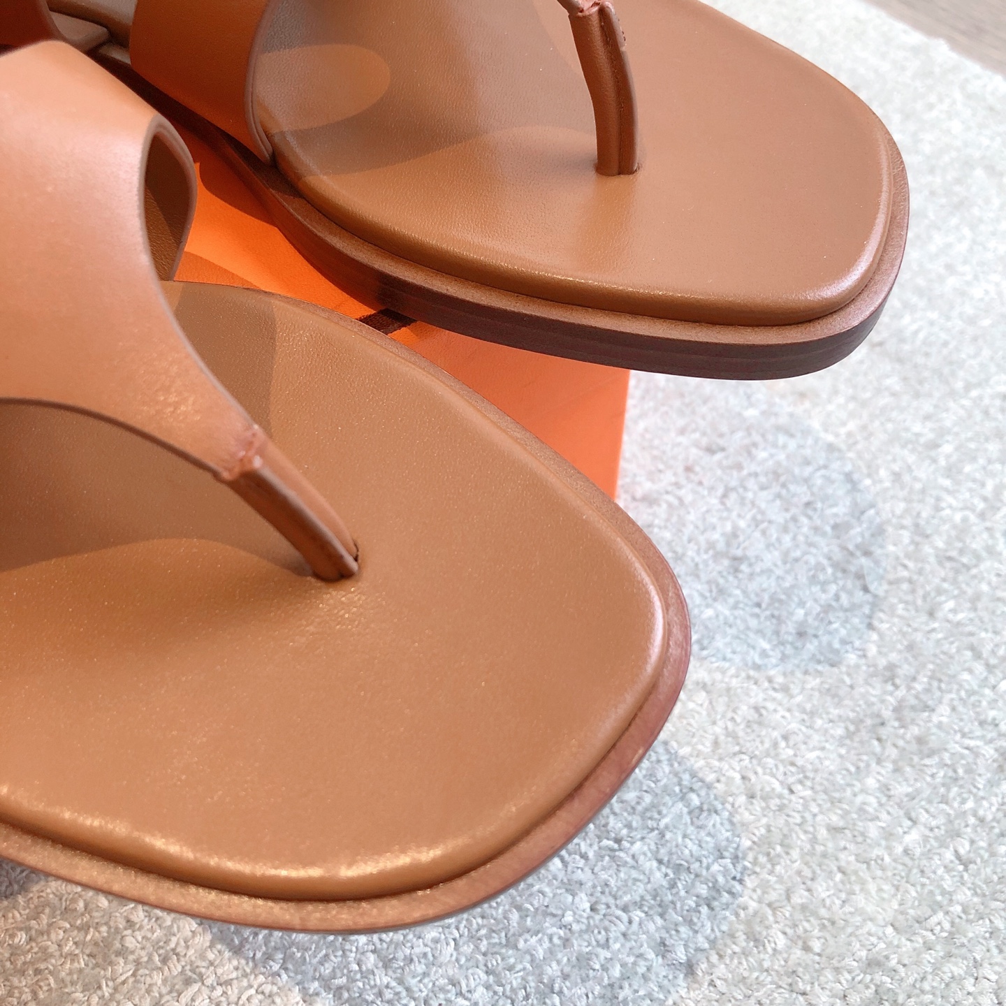 Hermes Eclair 2025 Women's Leather Thong Sandals - Comfortable & Stylish 5 i1743323117620 9239 0 3