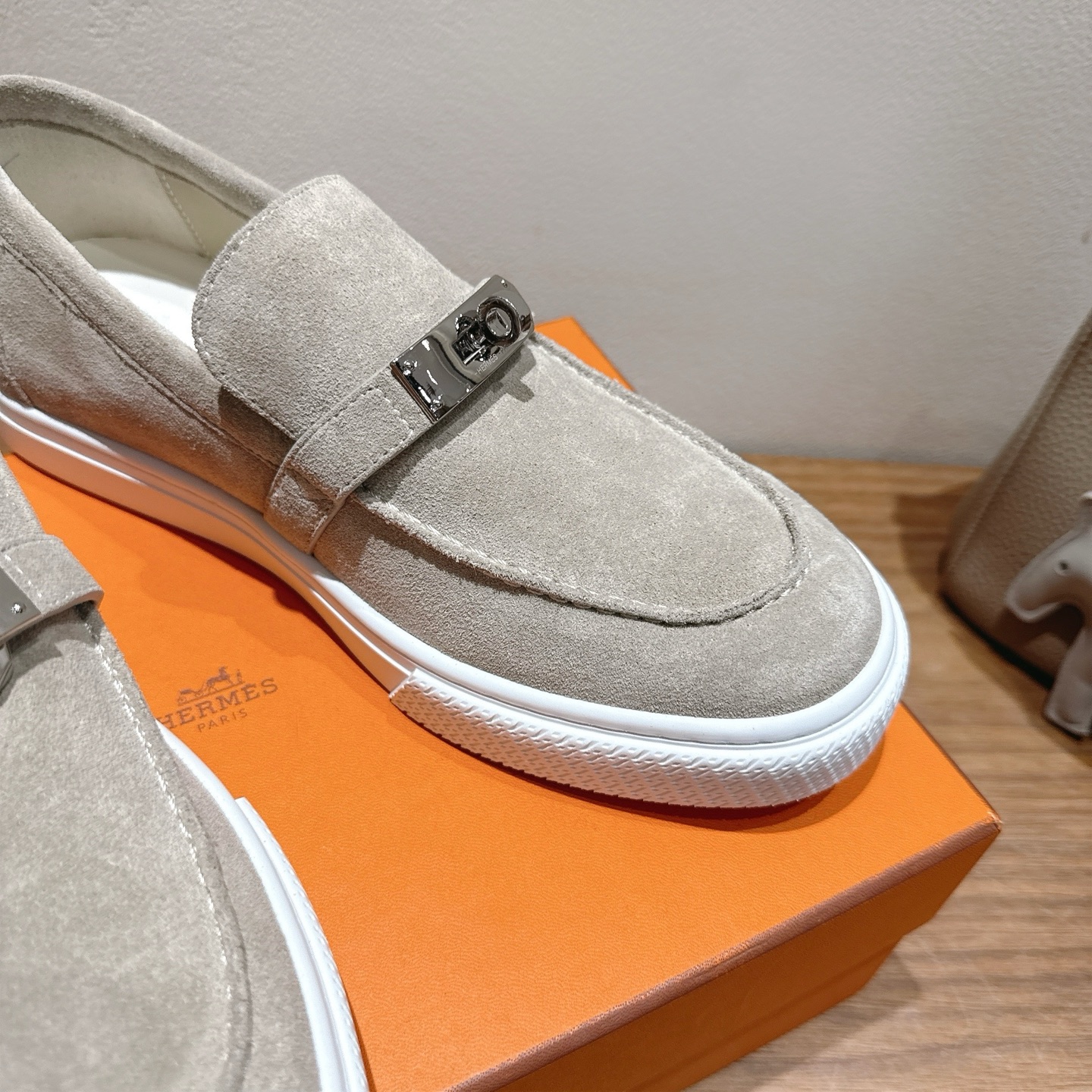 Hermès Suede Loafers - Classic Comfort and Style for Men and Women 9 i1749771040652 8053 0 7