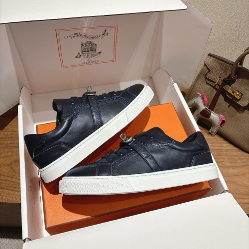 Hermes Women's Leather Sneakers - Classic Style, Couple's Choice 1 Hermes Women's Leather Sneakers - Classic Style, Couple's Choice