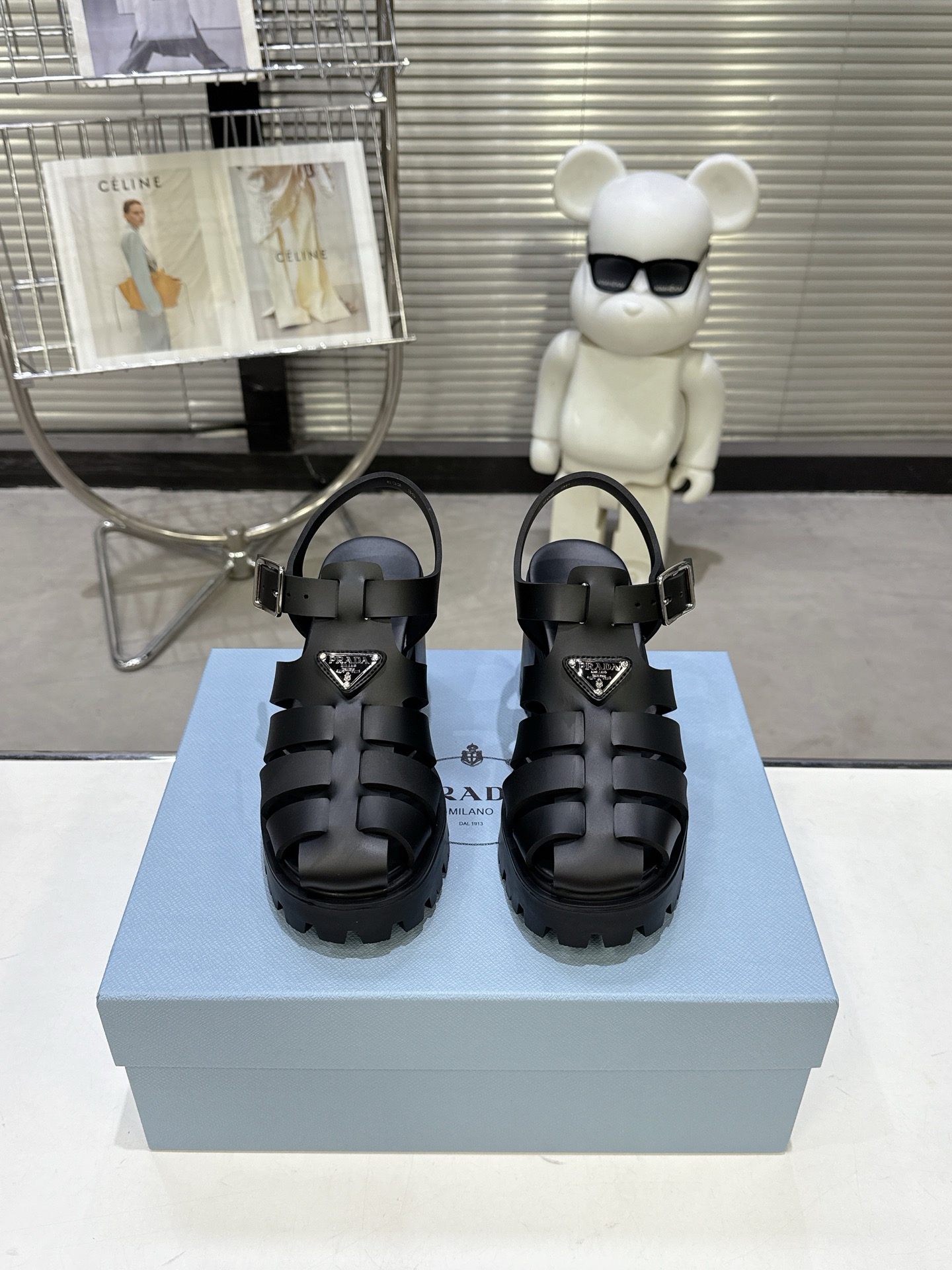 NO:819956,PRADA Prada 2026 latest model original cutting process rubber surface original TPU anti-slip pattern outsole heel height 6.5CM iconic triangle logo, original packaging size: 35-40 (41 customized), sandals, prada, prada, sandals19860909PRADA普拉达2026最新款 面原版切割工艺橡胶面 底原版TPU防滑花纹大底 跟高6.5CM 标志性三角标,原版包装 size:35-40（41订做）,凉鞋,prada,prada,sandals,Women's Shoes
