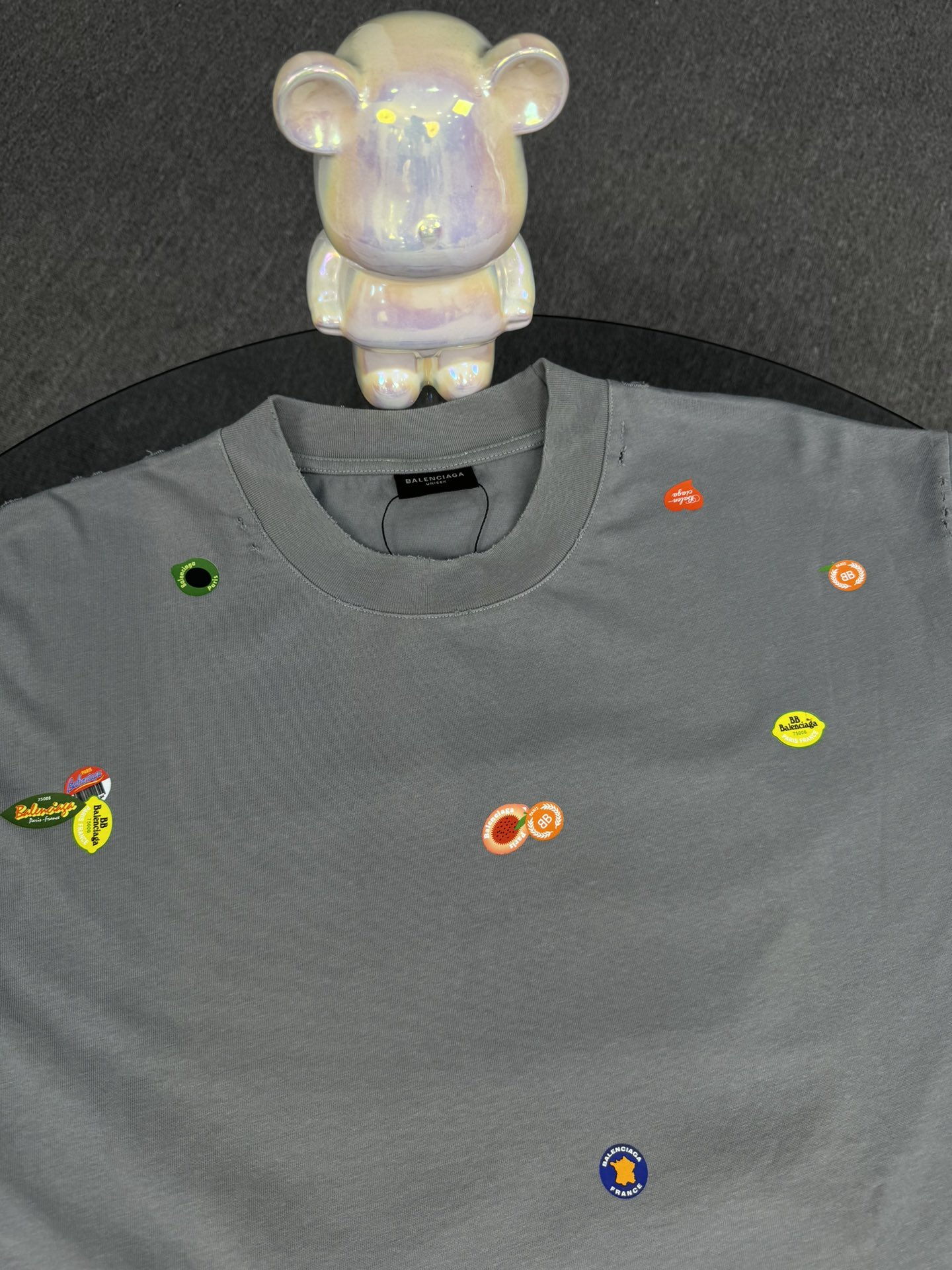 Balenciaga Camiseta Estampada con Diseño de Frutas y Algodón para Hombre 4 i1746124773 7889 0