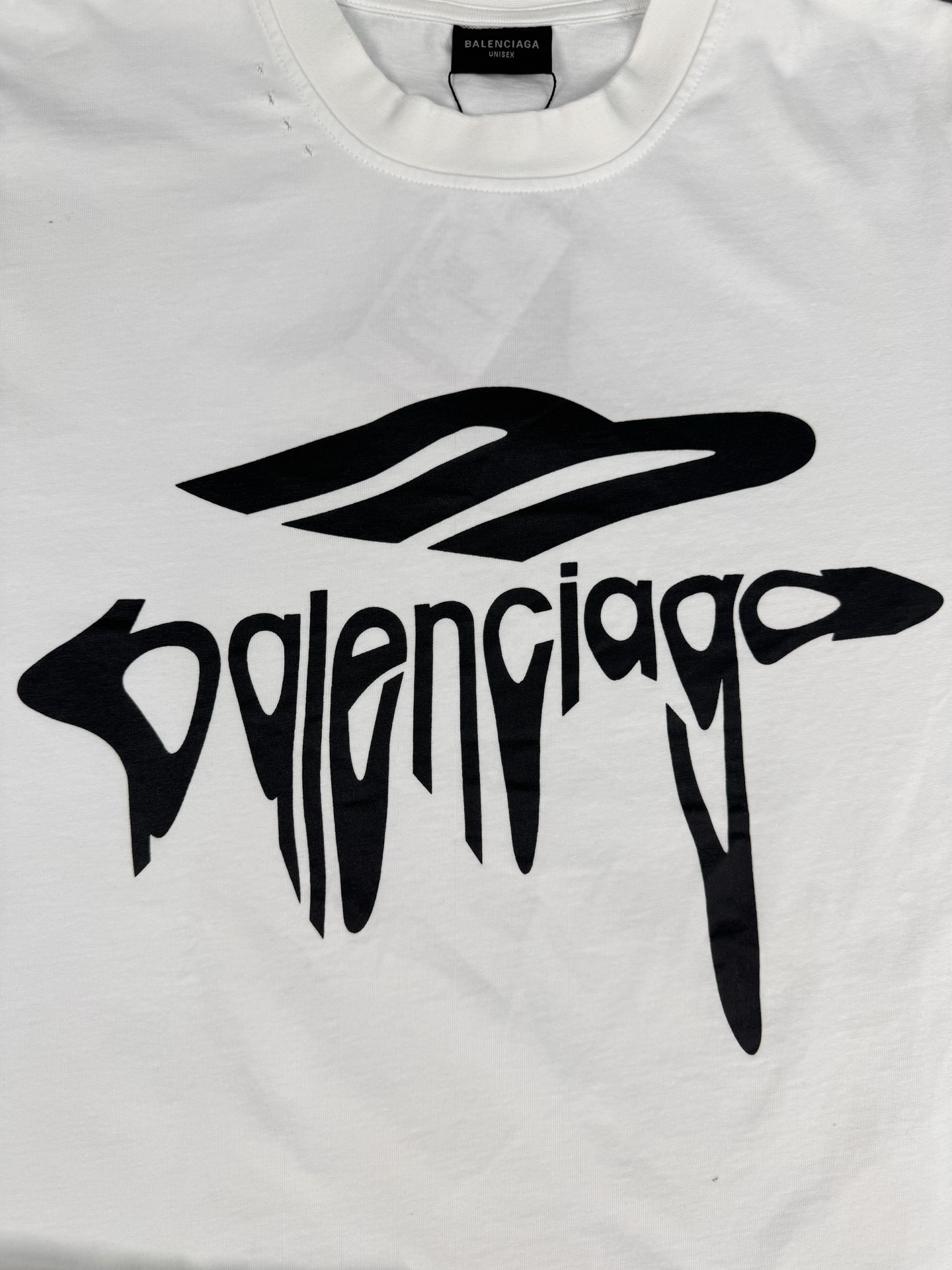 Balenciaga Camiseta de Manga Corta con Estampado de Goteo 3M para Primavera/Verano 8 i1746147050 5527 0