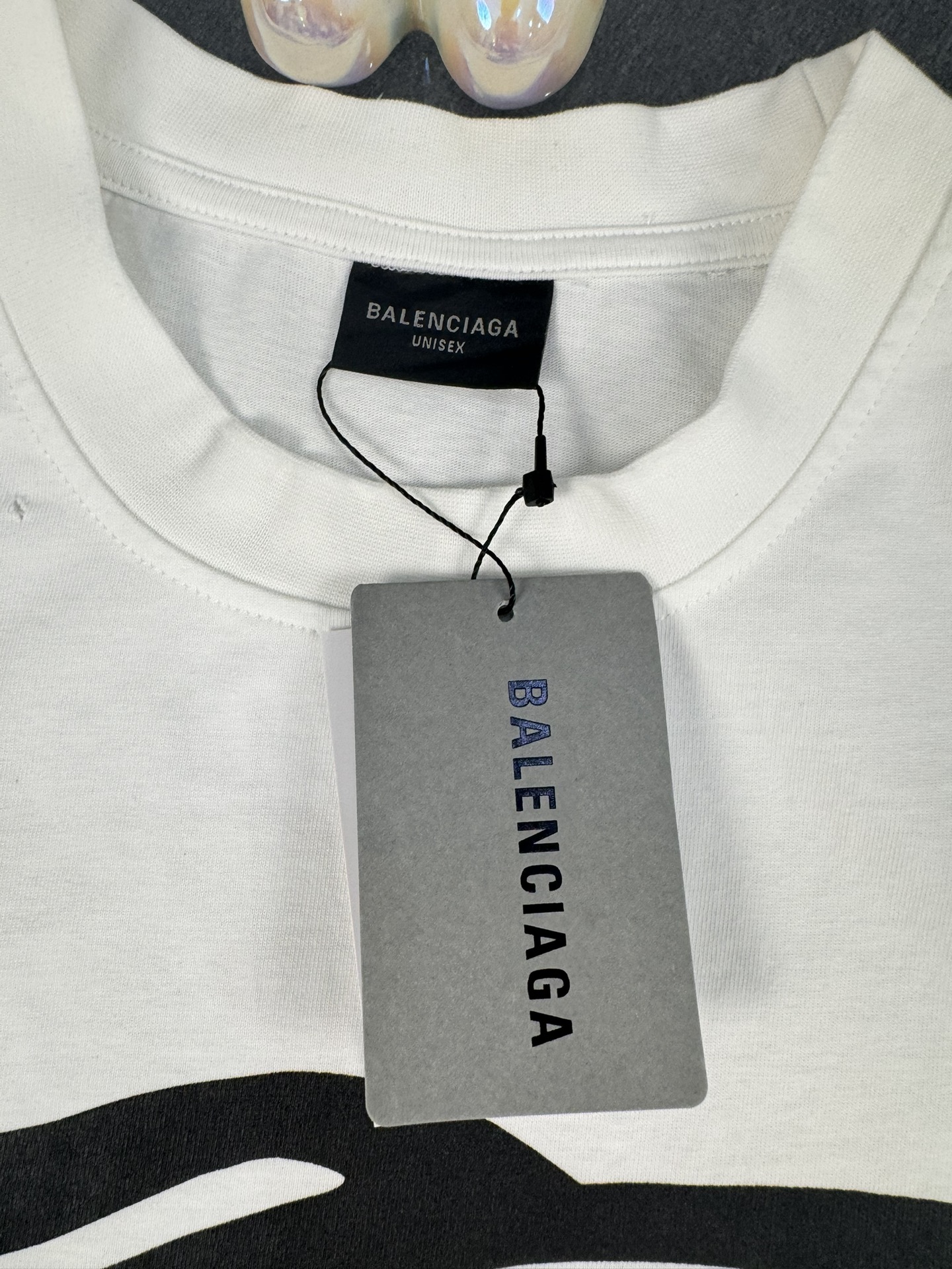 Balenciaga Camiseta de Manga Corta con Estampado de Goteo 3M para Primavera/Verano 7 i1746147050 8273 0