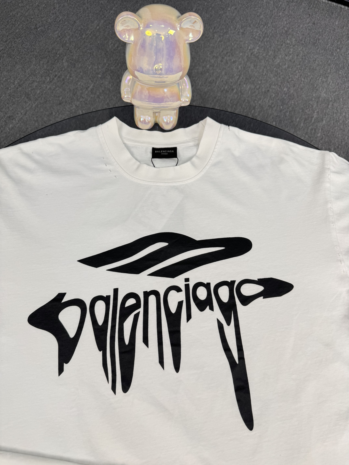 Balenciaga Camiseta de Manga Corta con Estampado de Goteo 3M para Primavera/Verano 5 i1746147050 9416 0
