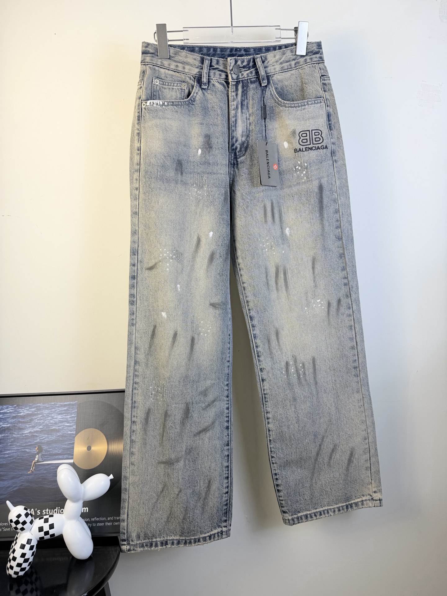 P180 París 2026 pantalones vaqueros rectos de corte holgado para todas las estaciones, ¡la tendencia entre las tendenci…