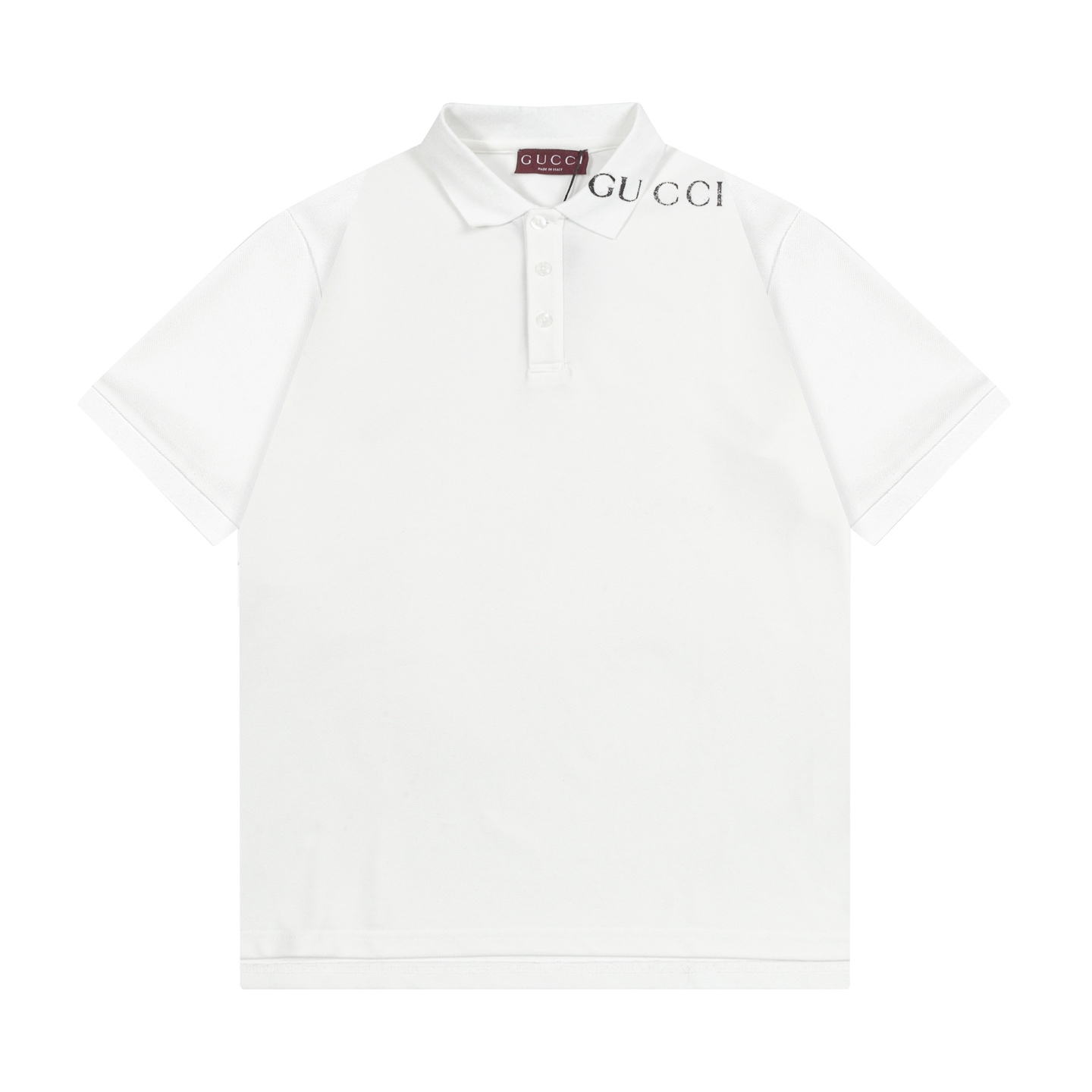 GUCCI 古驰 2025 nueva colección impresión digital Kornit logo de letras unisex polo casual ·tejido de cuentas personaliza…