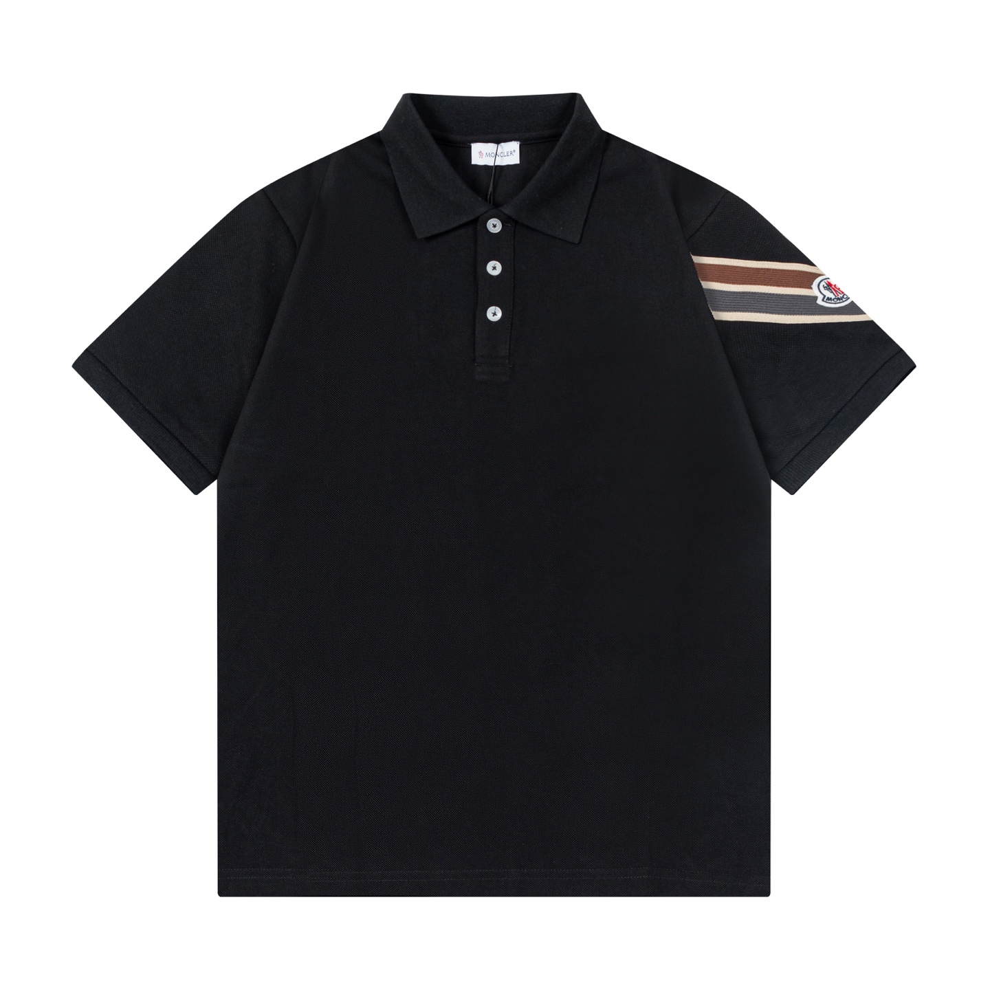 Moncler 蒙口 2025 nueva colección lujo ligero estilo simple cinta de contraste cosida logo de manga personalizado unisex …