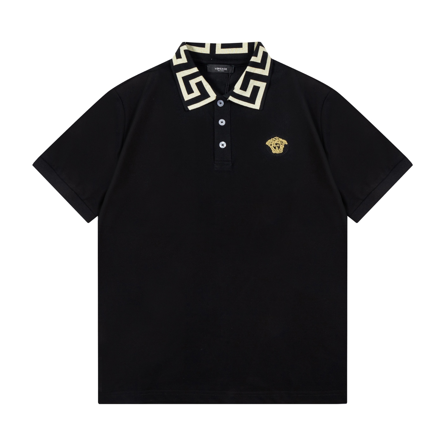 VERSACE 范思哲 2025 nuevo modelo, sincronizado con la web oficial, lujo ligero, cuello de punto plano con colores combinad…