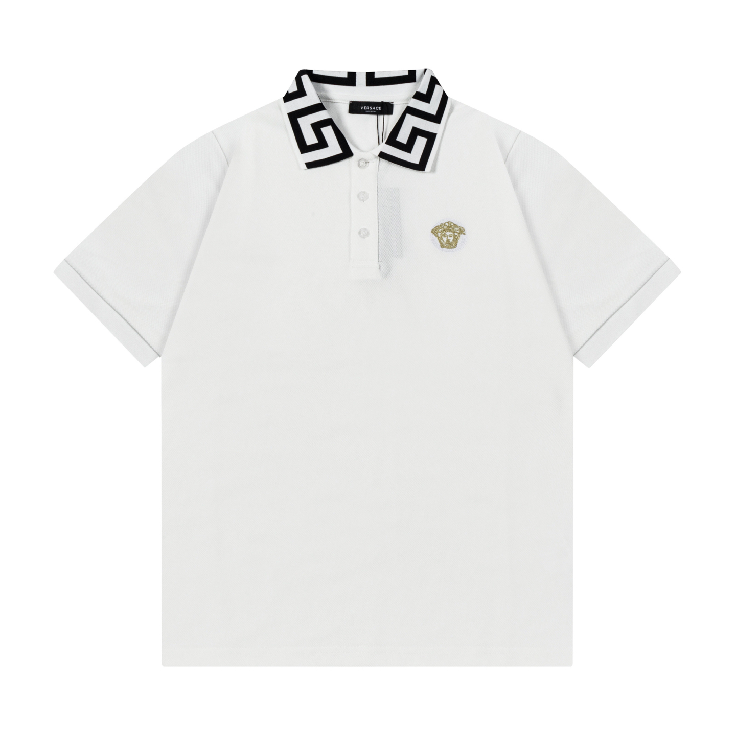 VERSACE 范思哲 2025 nuevo modelo, sincronizado con la web oficial, lujo ligero, cuello de punto plano con colores combinad…
