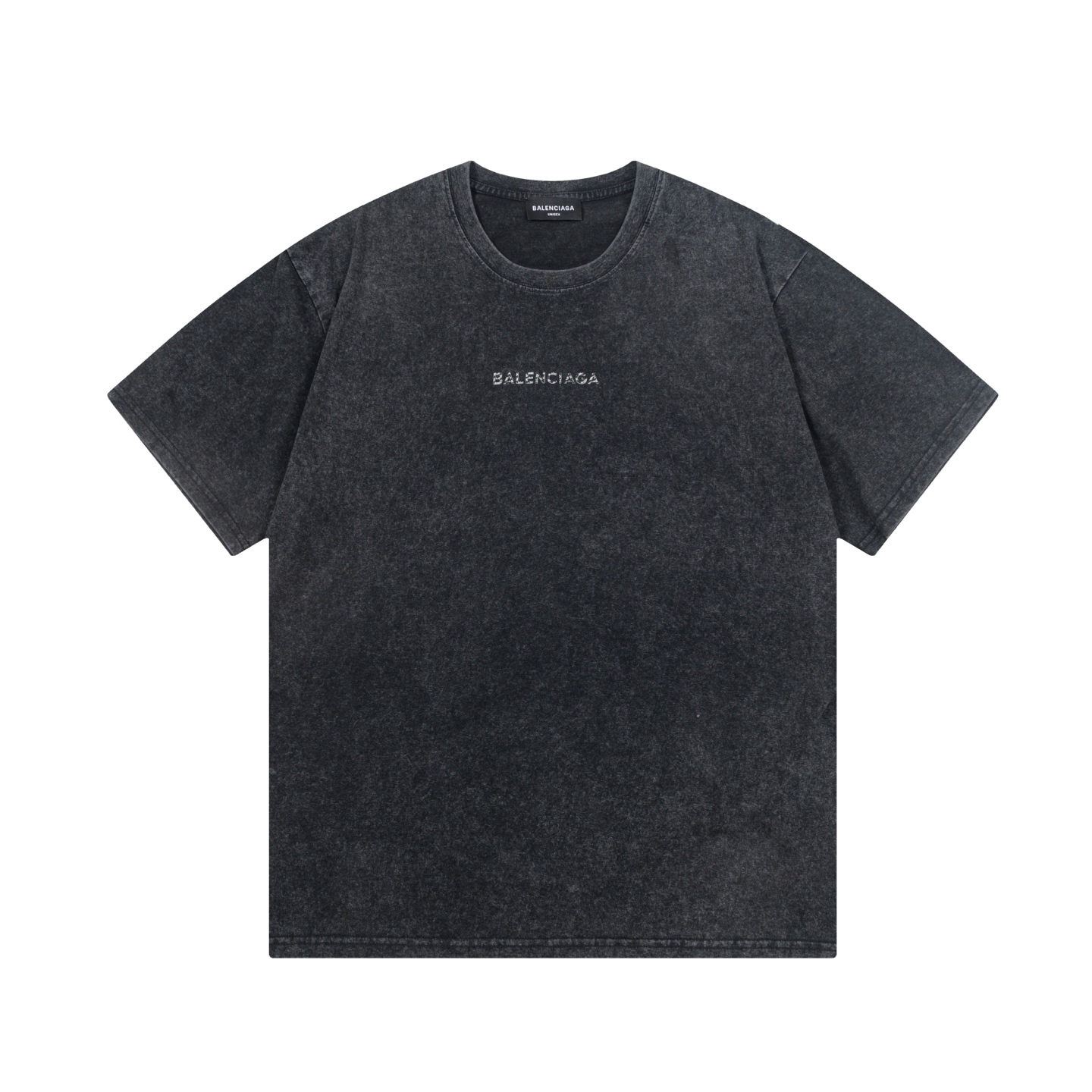 P80 Balenciaga 巴黎世家 2025 Nuevo modelo, técnica de copos de nieve con rodillo, logo de letras con estampado láser, camis…