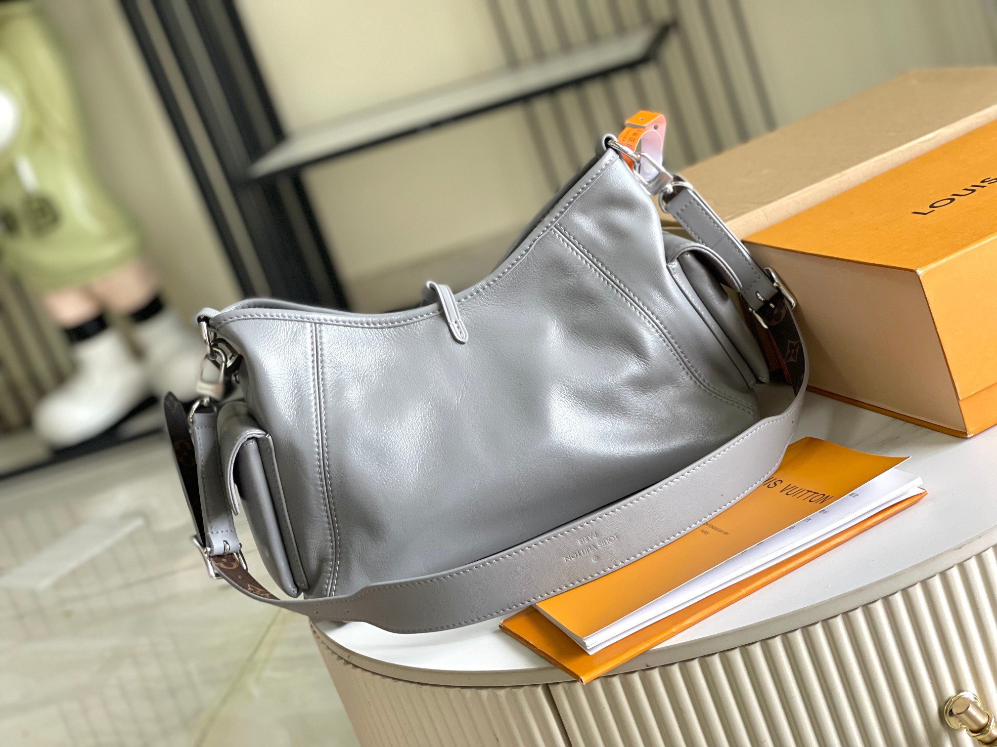 路易威登 Louis Vuitton 高定典藏经典高奢皮具手袋托特包斜挎包女包 #DC80BD46 4