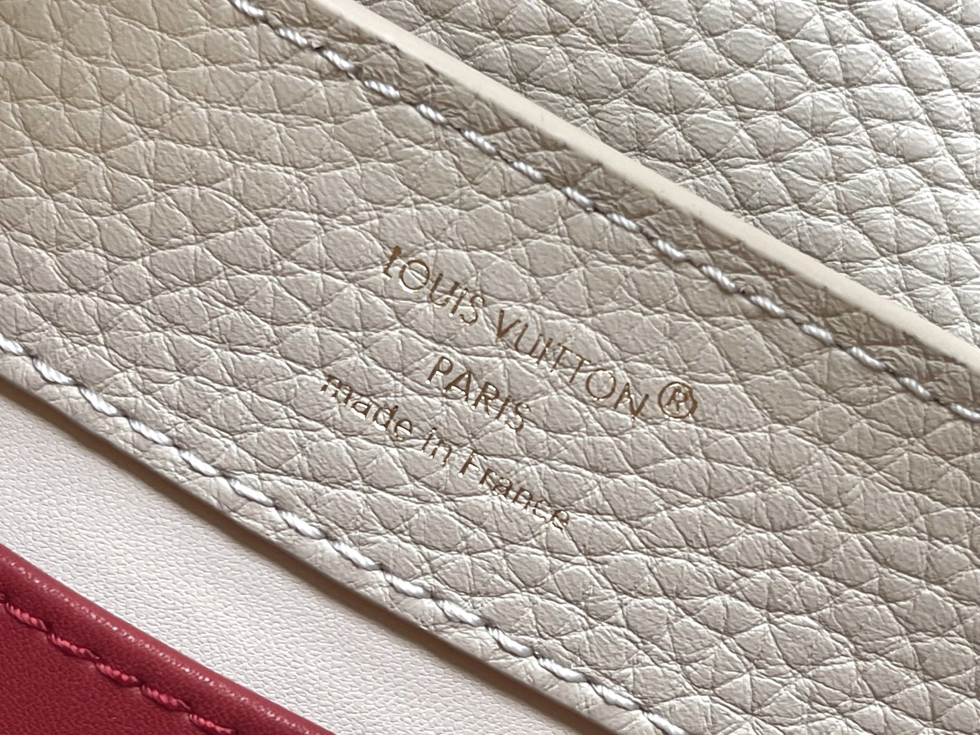 特级精品原厂皮米白迷你CapucinesBB手袋