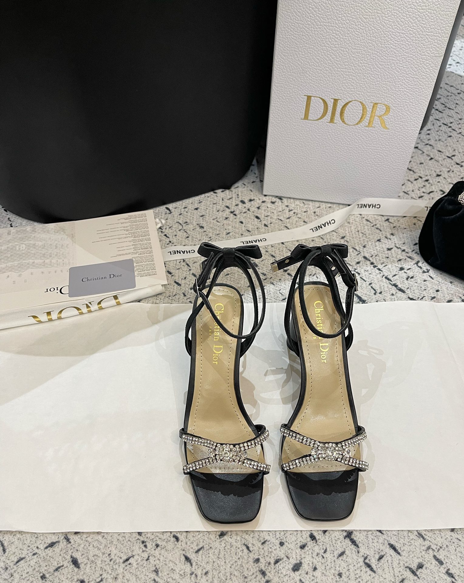 Dior Shoes Sandals Genuine Leather Sheepskin Summer Collection Fashion