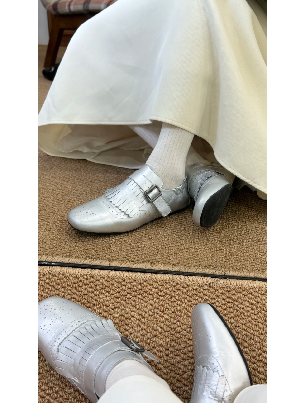 NO:266169,Foot pictures, single shoes19860909上脚图,单鞋,Women's Shoes