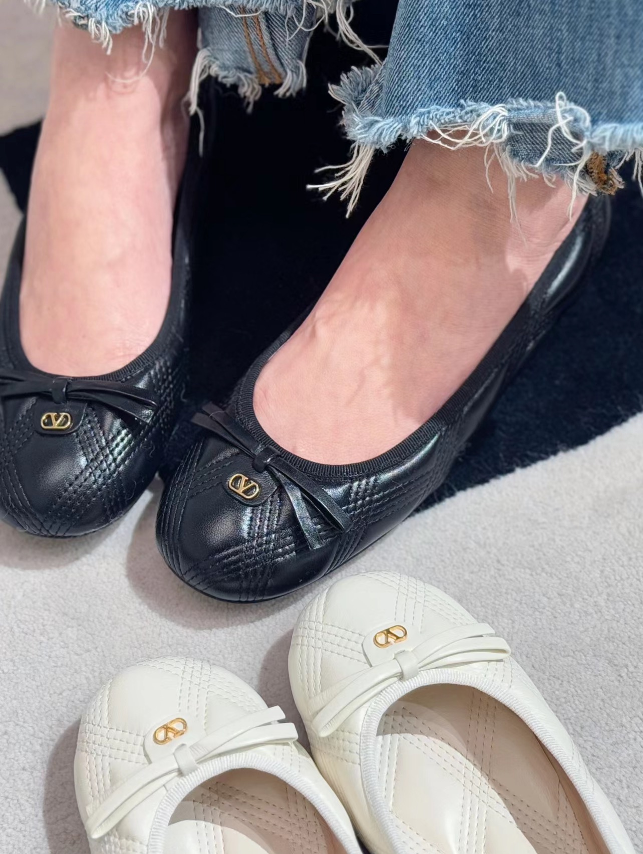 NO:228590,Foot pictures, ballet shoes19860909上脚图,芭蕾舞鞋,Women's Shoes