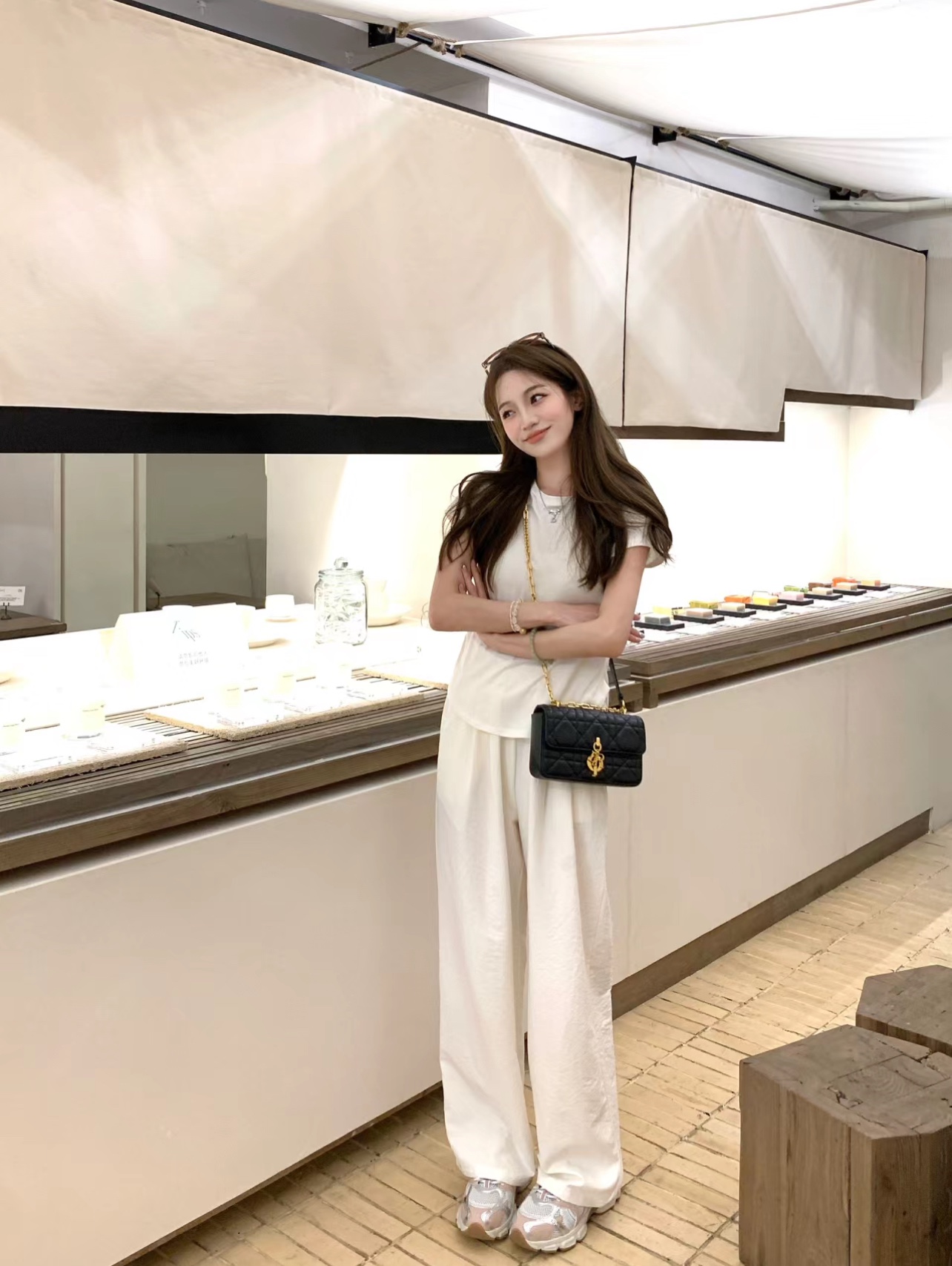 NO:266145,Picture of foot, daddy shoes19860909上脚图,老爹鞋,Women's Shoes