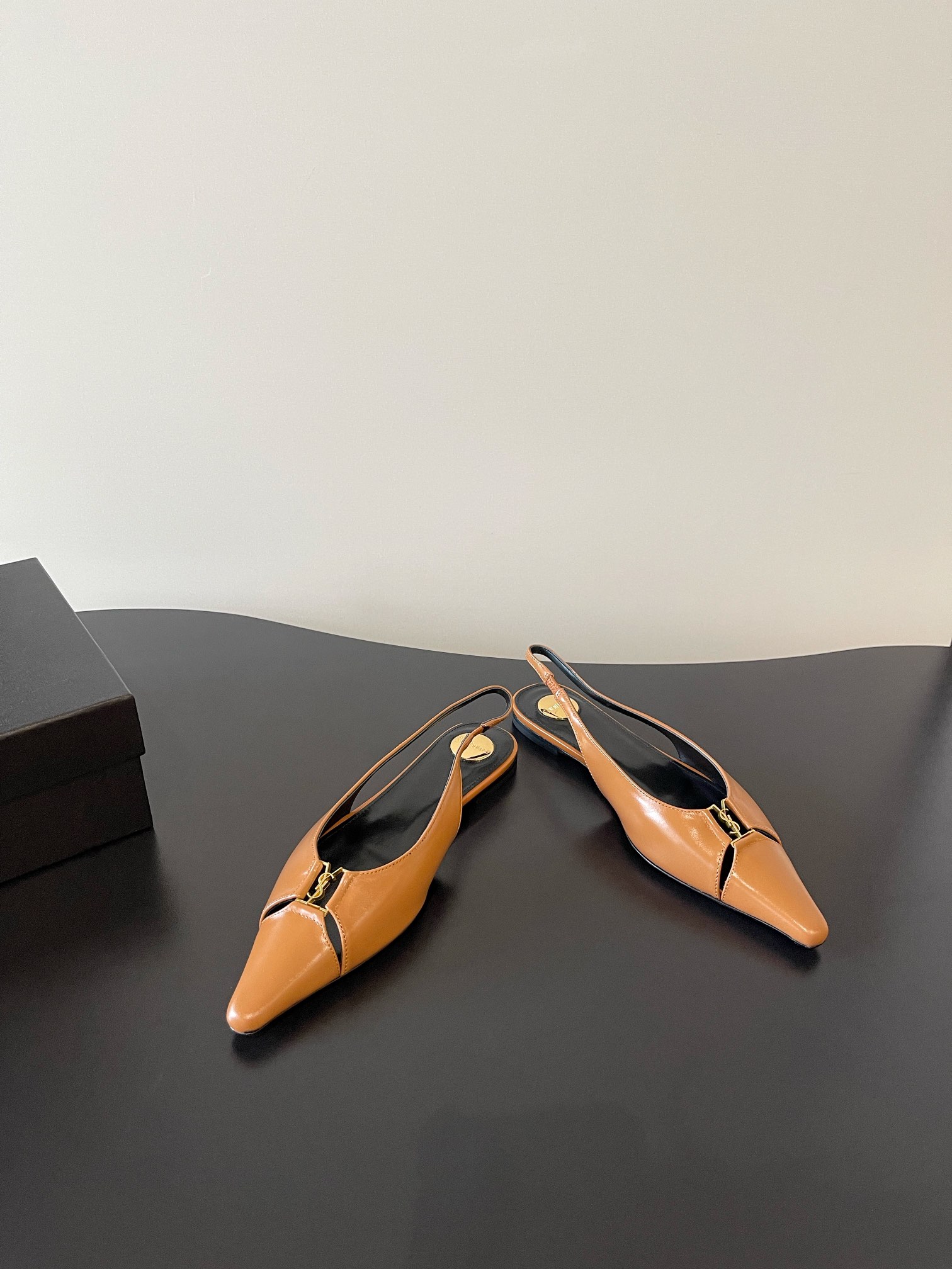 “720YSL S. Roland Logo Shoes: Imported Silk, Sheep Skin, Real Skin, Elegant Fashion Styles” - 图片 2