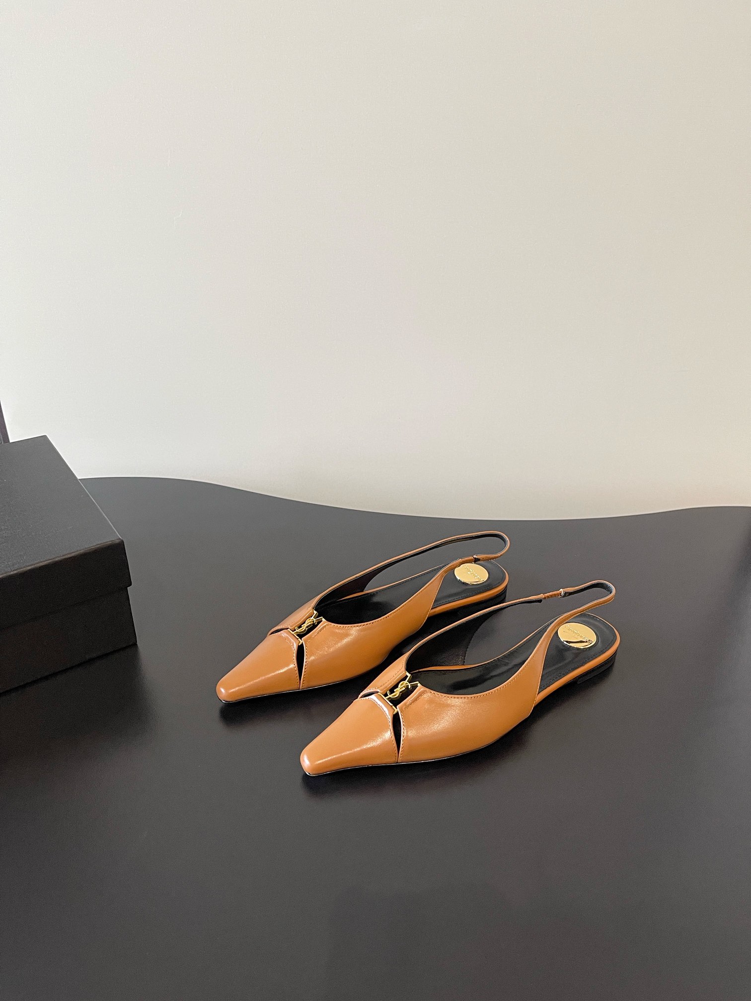 “720YSL S. Roland Logo Shoes: Imported Silk, Sheep Skin, Real Skin, Elegant Fashion Styles” - 图片 3