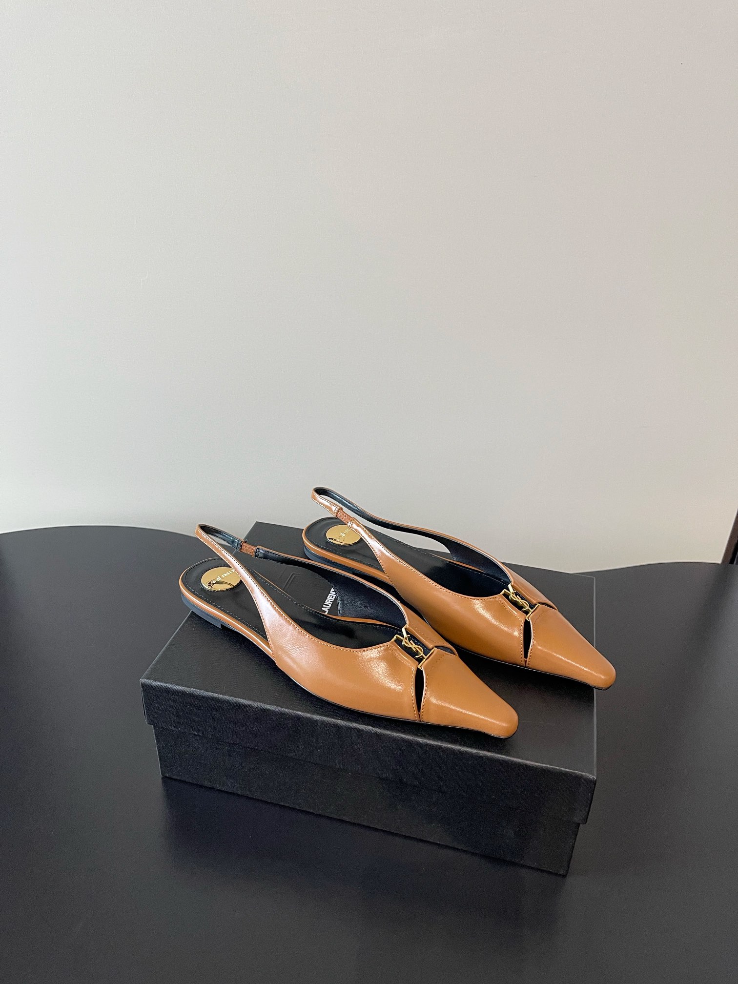 “720YSL S. Roland Logo Shoes: Imported Silk, Sheep Skin, Real Skin, Elegant Fashion Styles” - 图片 6