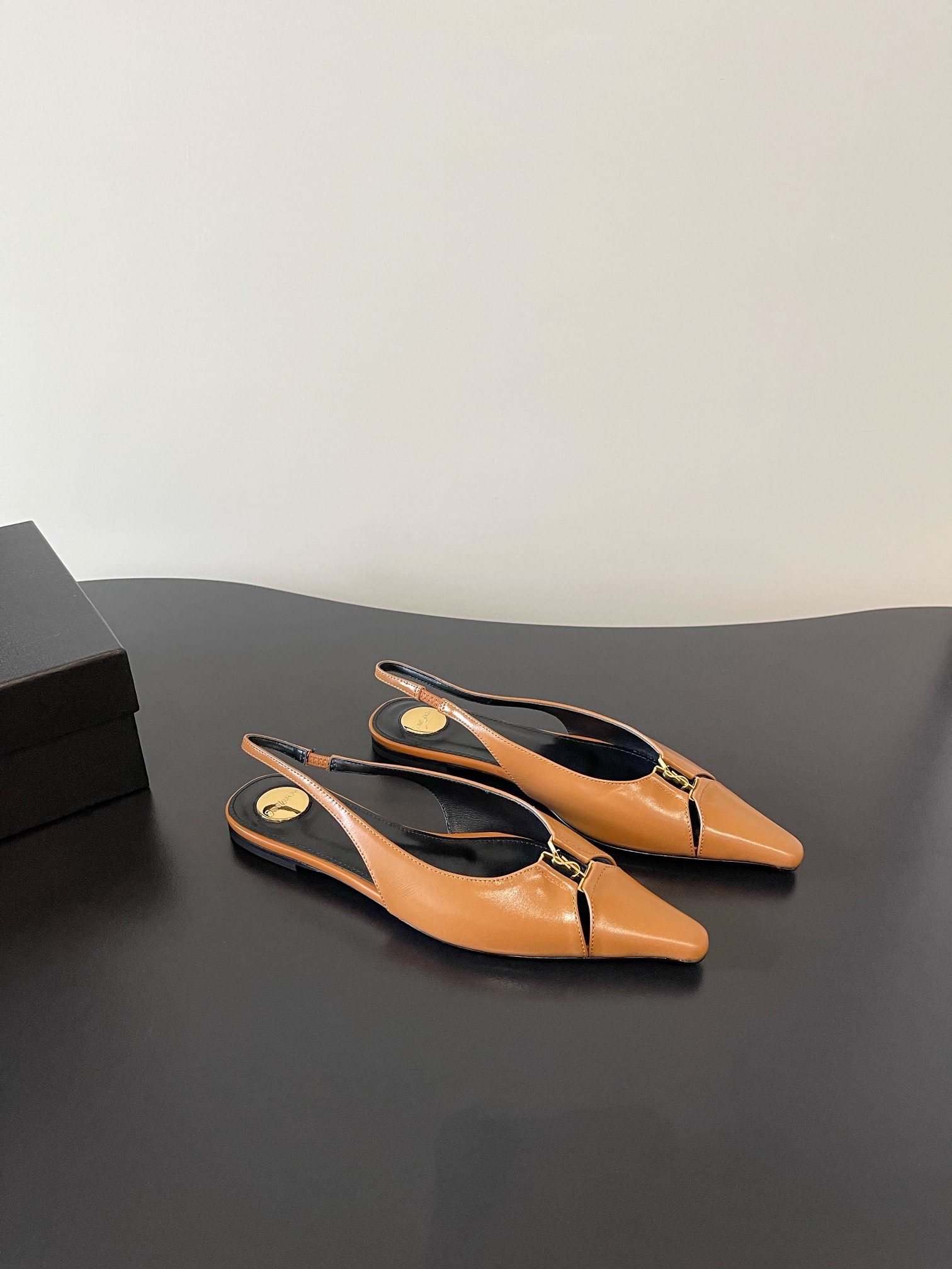 “720YSL S. Roland Logo Shoes: Imported Silk, Sheep Skin, Real Skin, Elegant Fashion Styles” - 图片 4