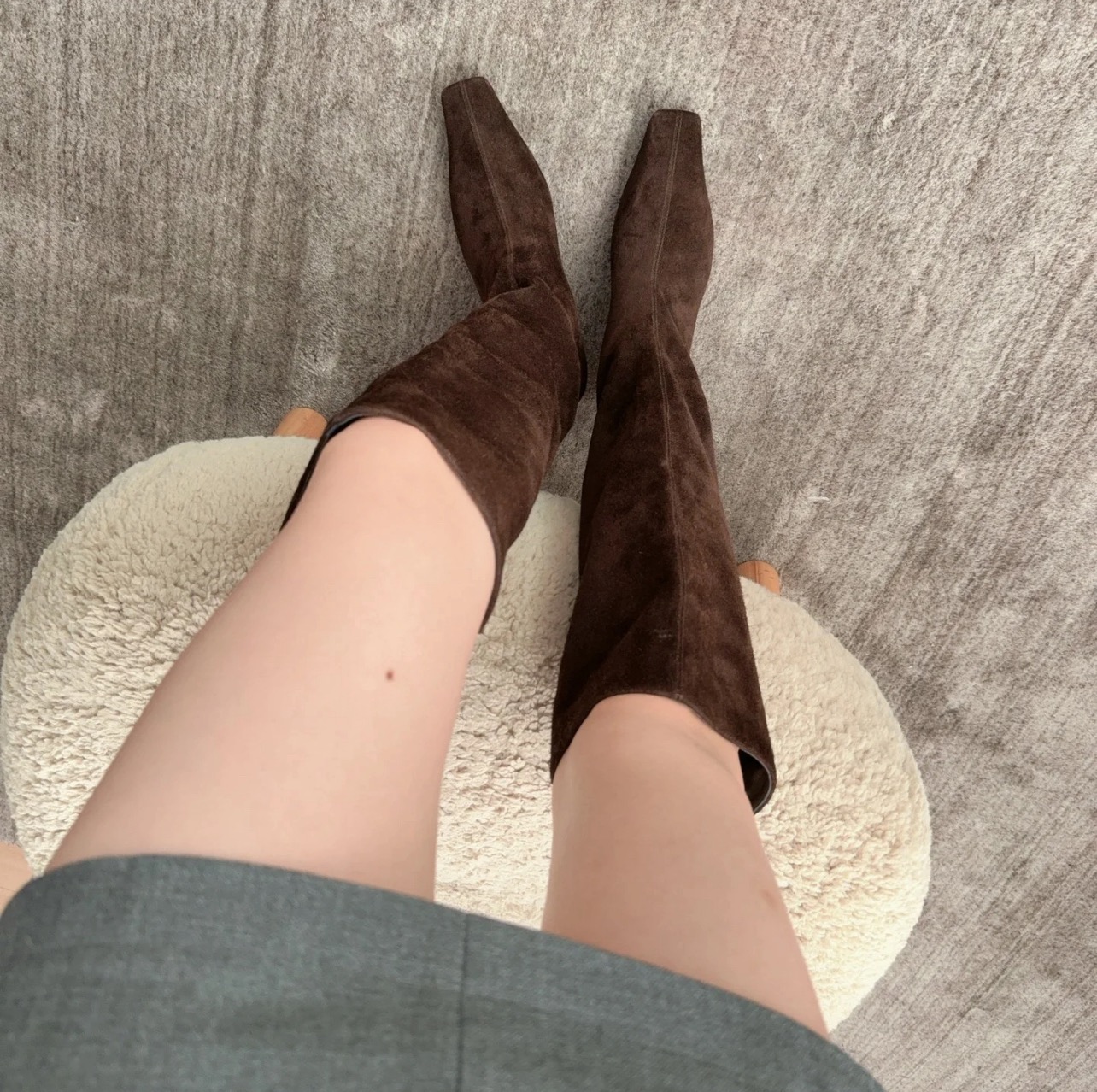NO:593021,Upper foot picture, boots, boots19860909上脚图,靴子,boots,Women's Shoes