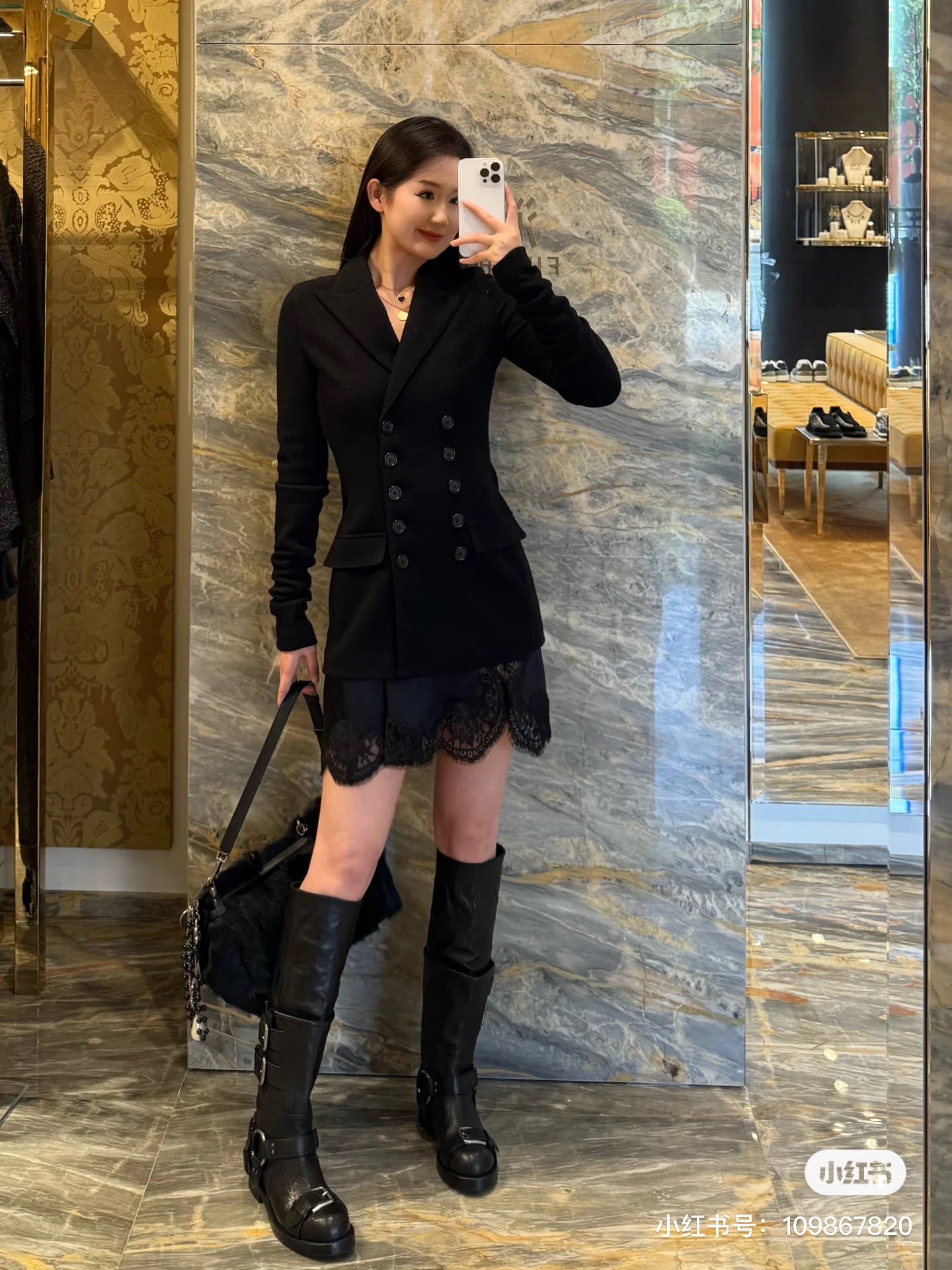 NO:593898,Upper foot picture, boots, boots19860909上脚图,靴子,boots,Women's Shoes