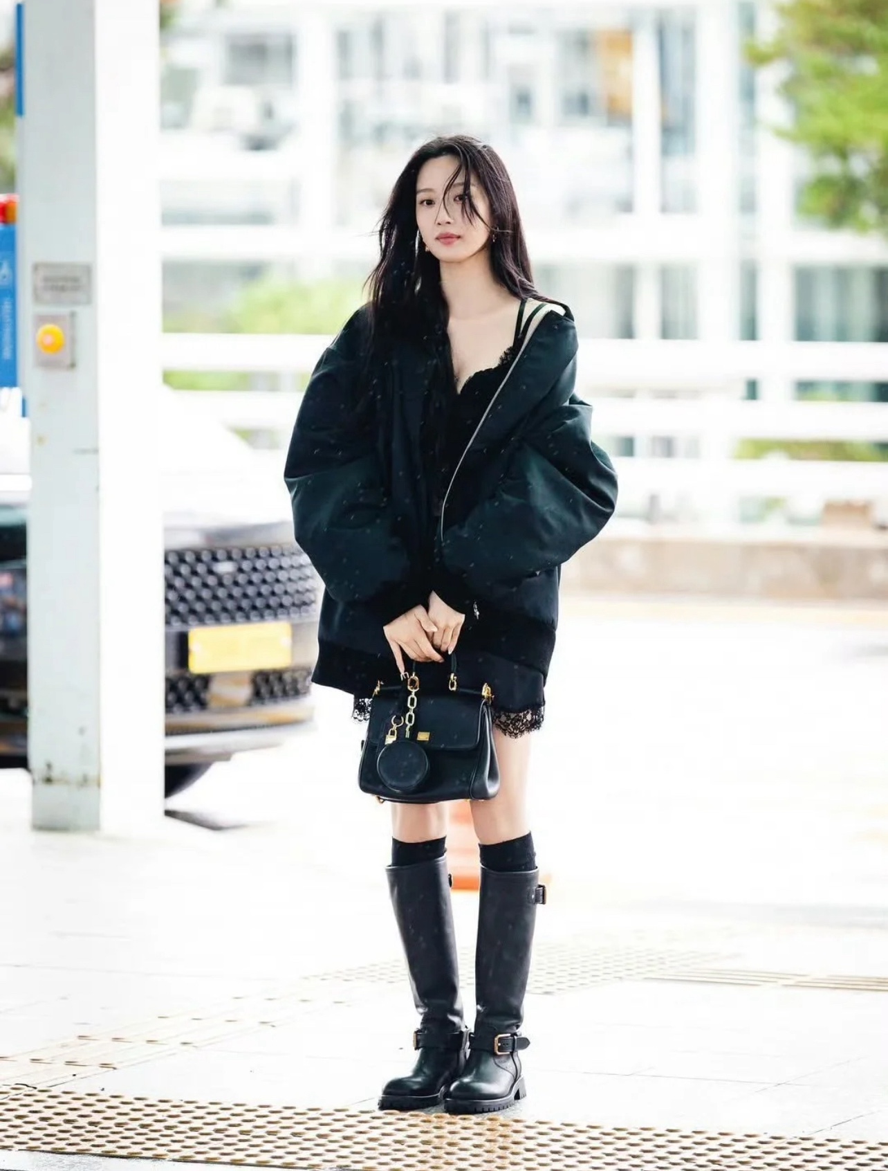 NO:593913,Upper foot picture, boots, boots19860909上脚图,靴子,boots,Women's Shoes