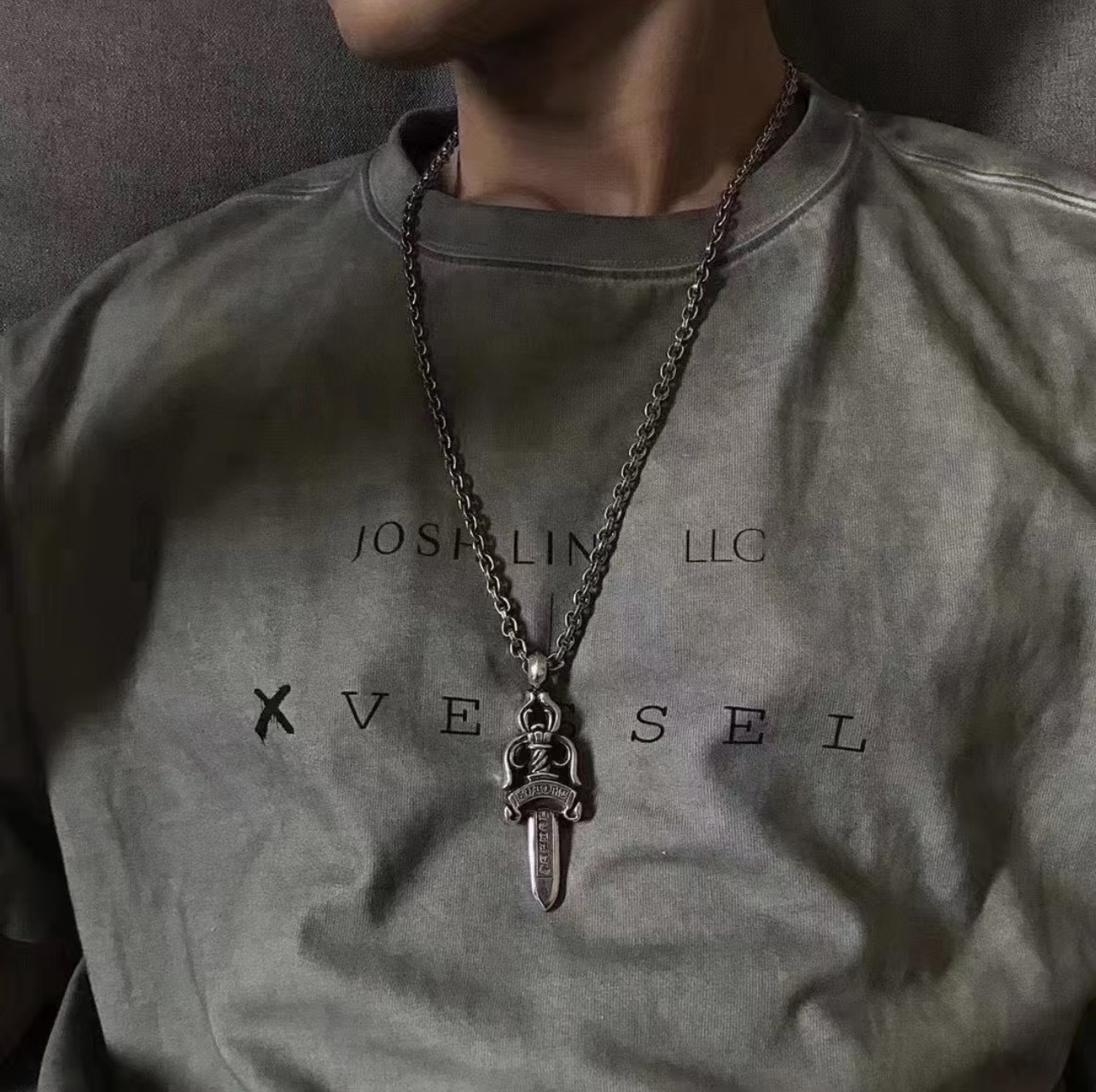 Chrome Hearts 克罗心 大号宝剑项链
