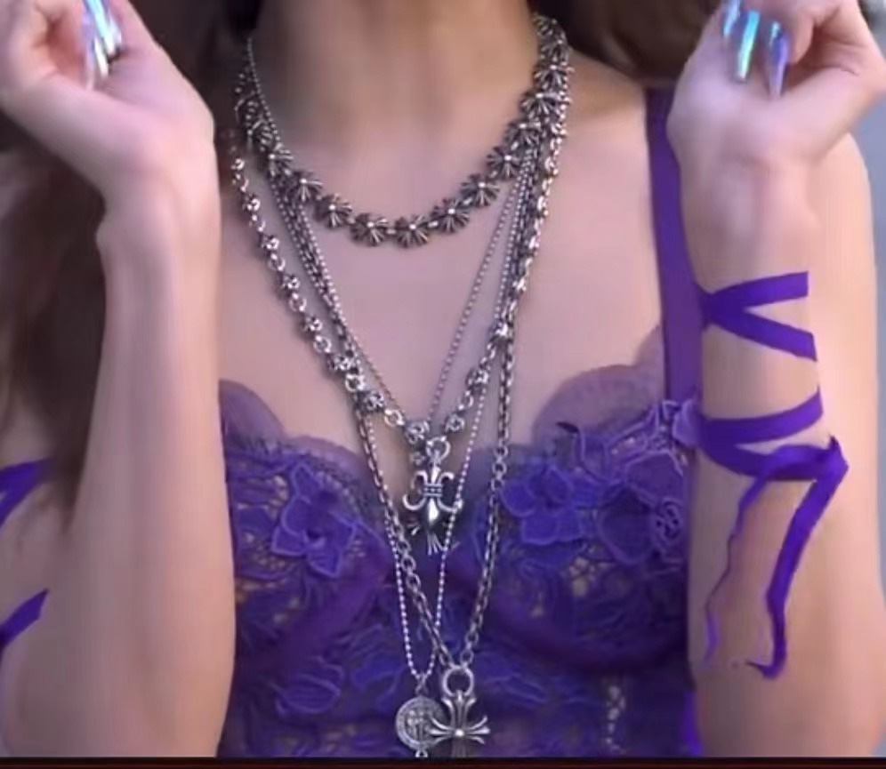Chrome Hearts 克罗心 金智秀 同款项链