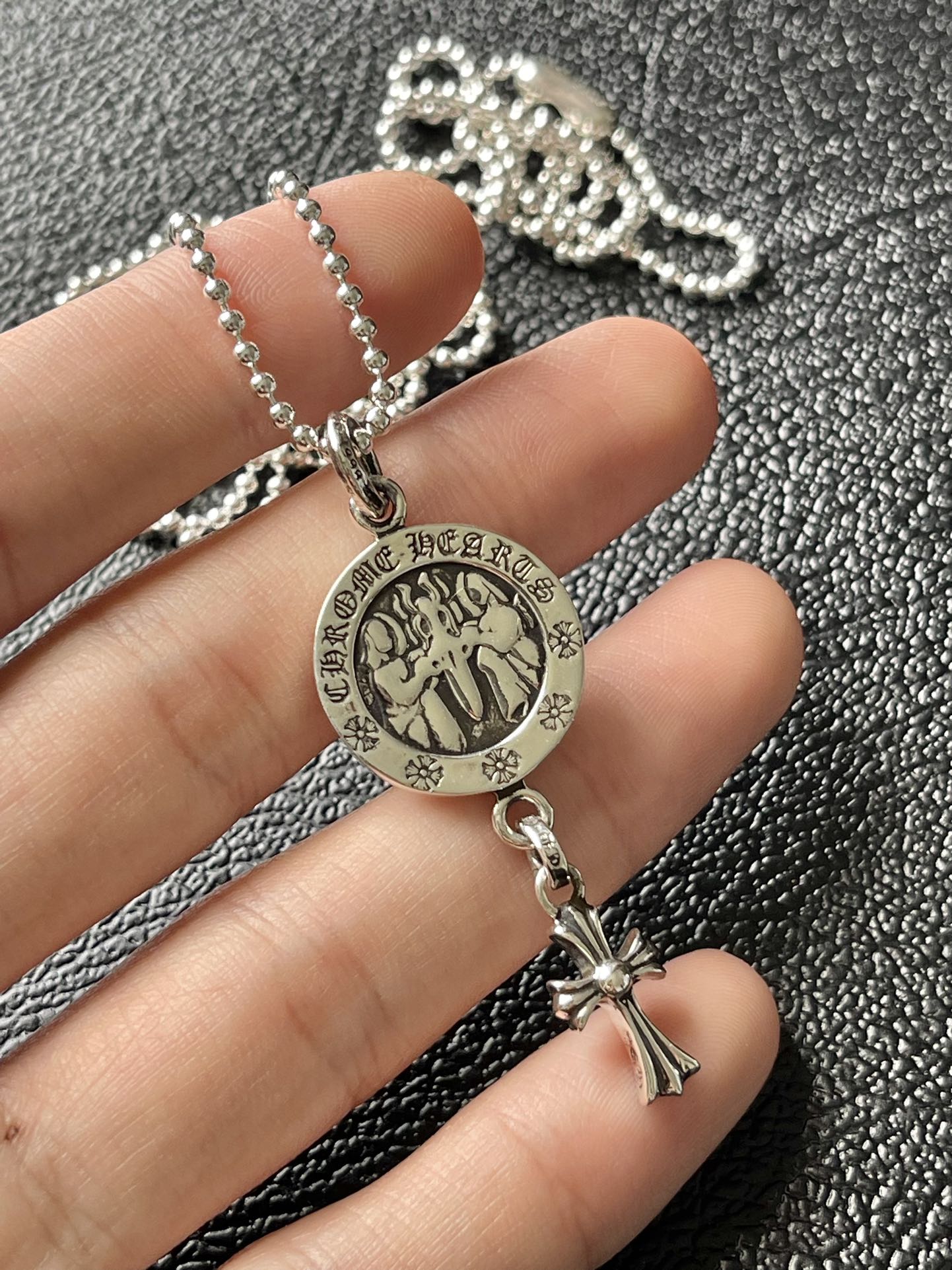 Chrome Hearts 克罗心 金智秀 同款项链