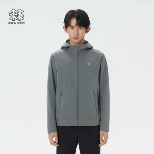 KOLON SPORT Men's Lightweight Softshell Jacket - Water Repellent & Breathable 1 KOLON SPORT Men's Lightweight Softshell Jacket - Water Repellent & Breathable