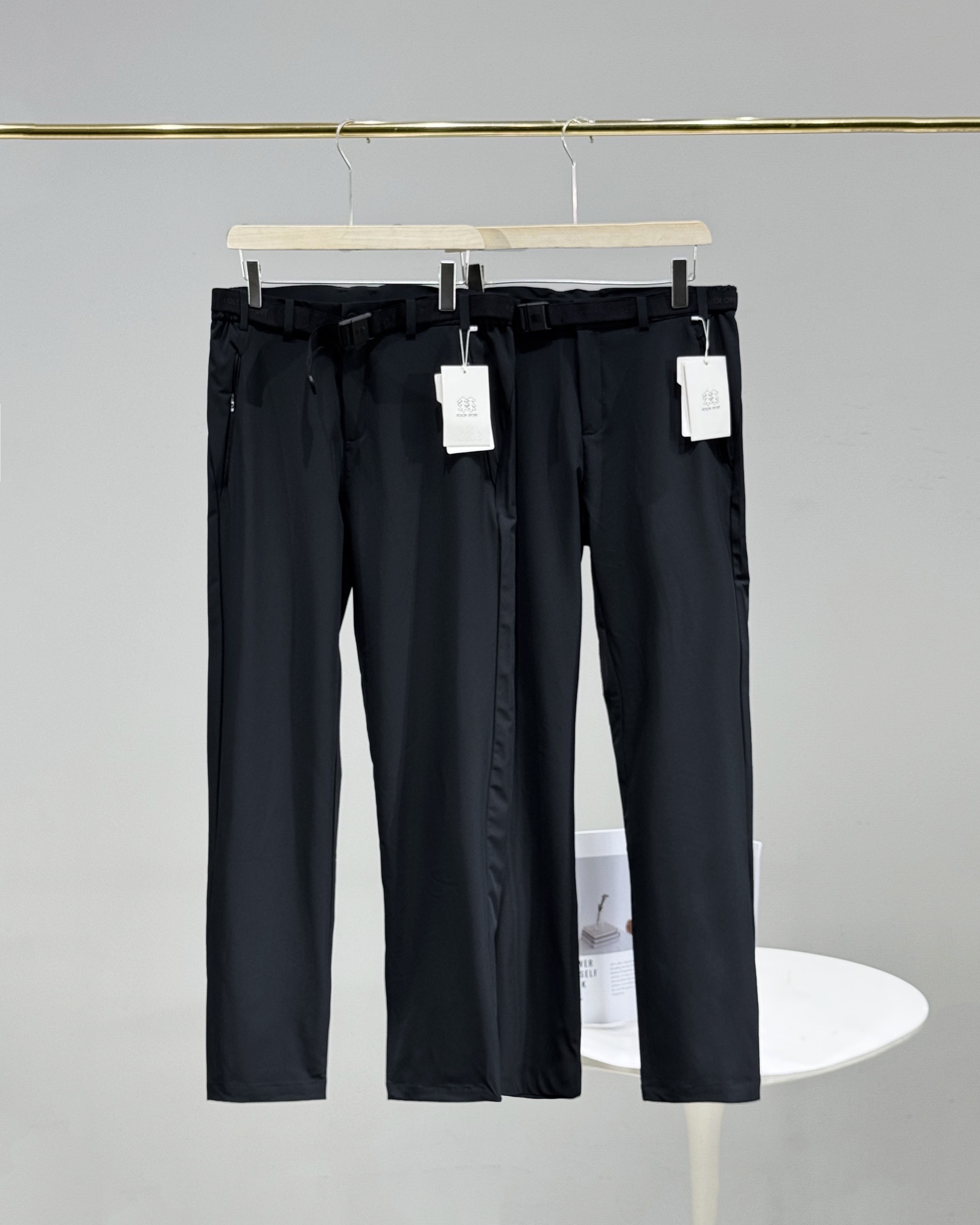 KOLONSPORT Men's Outdoor Softshell Pants - Windproof, Water-Resistant Trousers