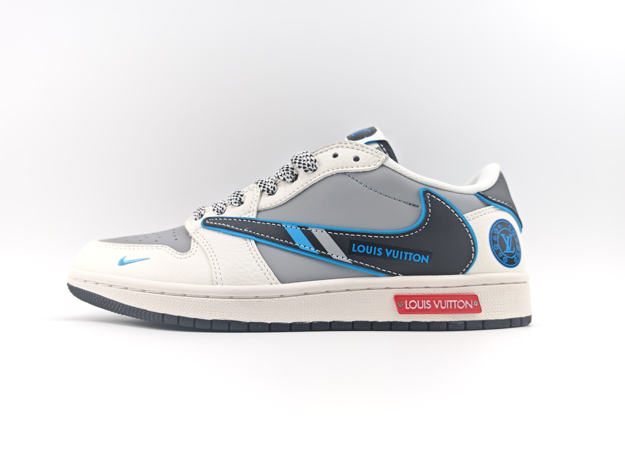 Nike Air Jordan 1 Low 定制配色 LV联名 定制AJ联名-高端定制 低帮复古文化板鞋 #定制鞋盒 大厂纯原品质出货 超高清洁度 皮料切割干净无任何毛边 细节完美 货号:DS2688 118