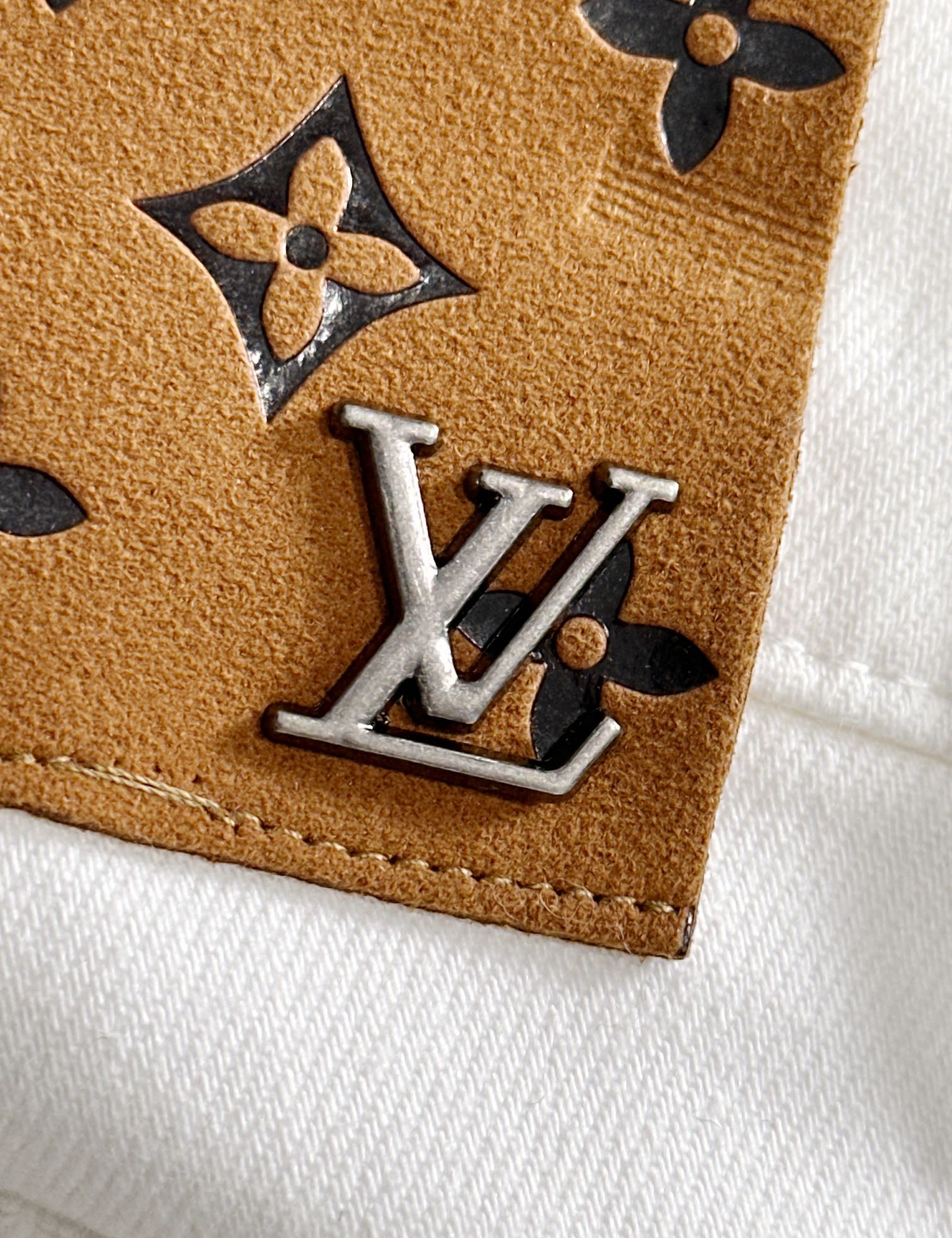 Louis Vuitton LV2025四季款修身牛仔裤长裤 采用进口客供日本Denim平纹棉质牛仔面料梭织生产