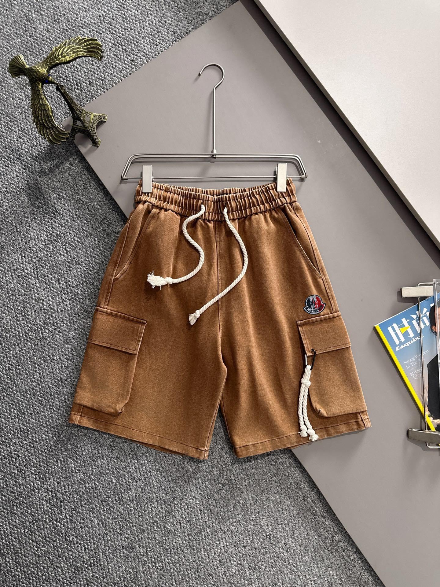 Mengkou 2025 nuevos vaqueros y pantalones cortos de mezclilla para verano, confeccionados con tela de mezclilla de algo…