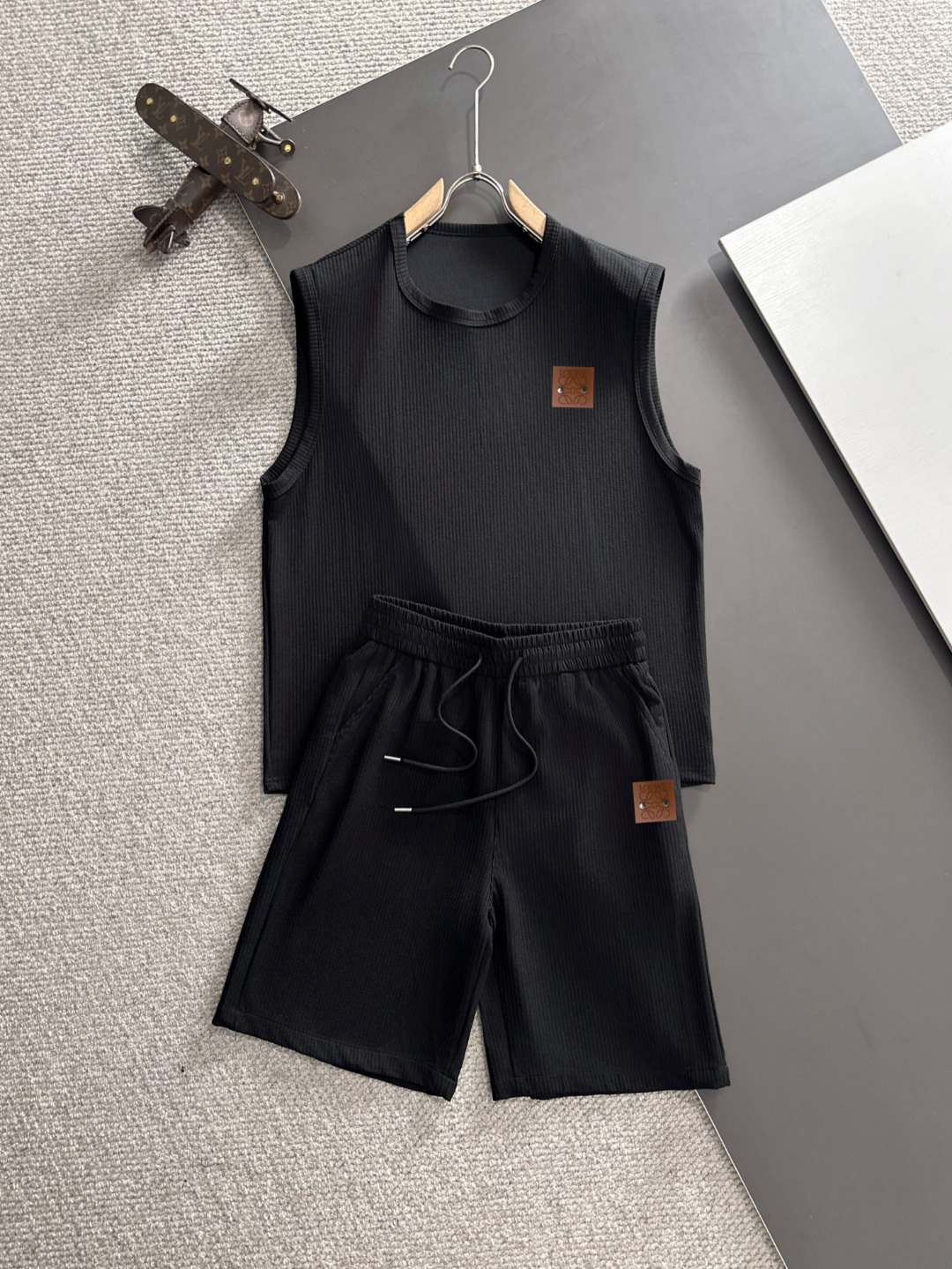 🅿️250 Envío al día siguiente Alta calidad Loewe Conjunto casual de verano, nueva colección 2025, detalles exquisitos y…