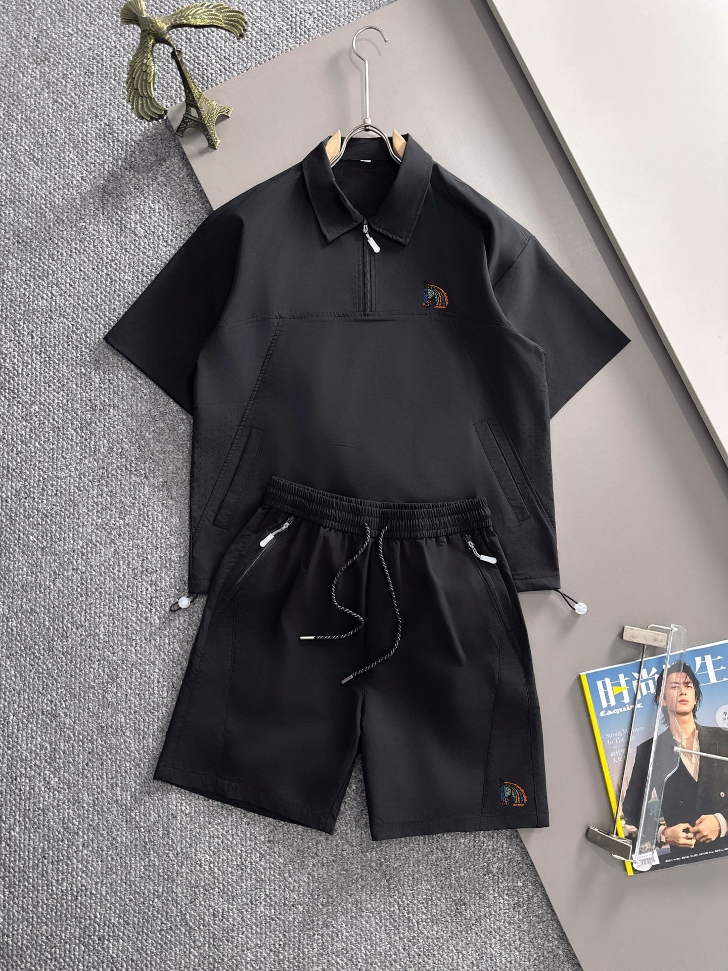 Hermès 爱马仕2026新款夏季休闲套装 细节 高级 高级感满满 三标齐全 定制高端液氨棉面料