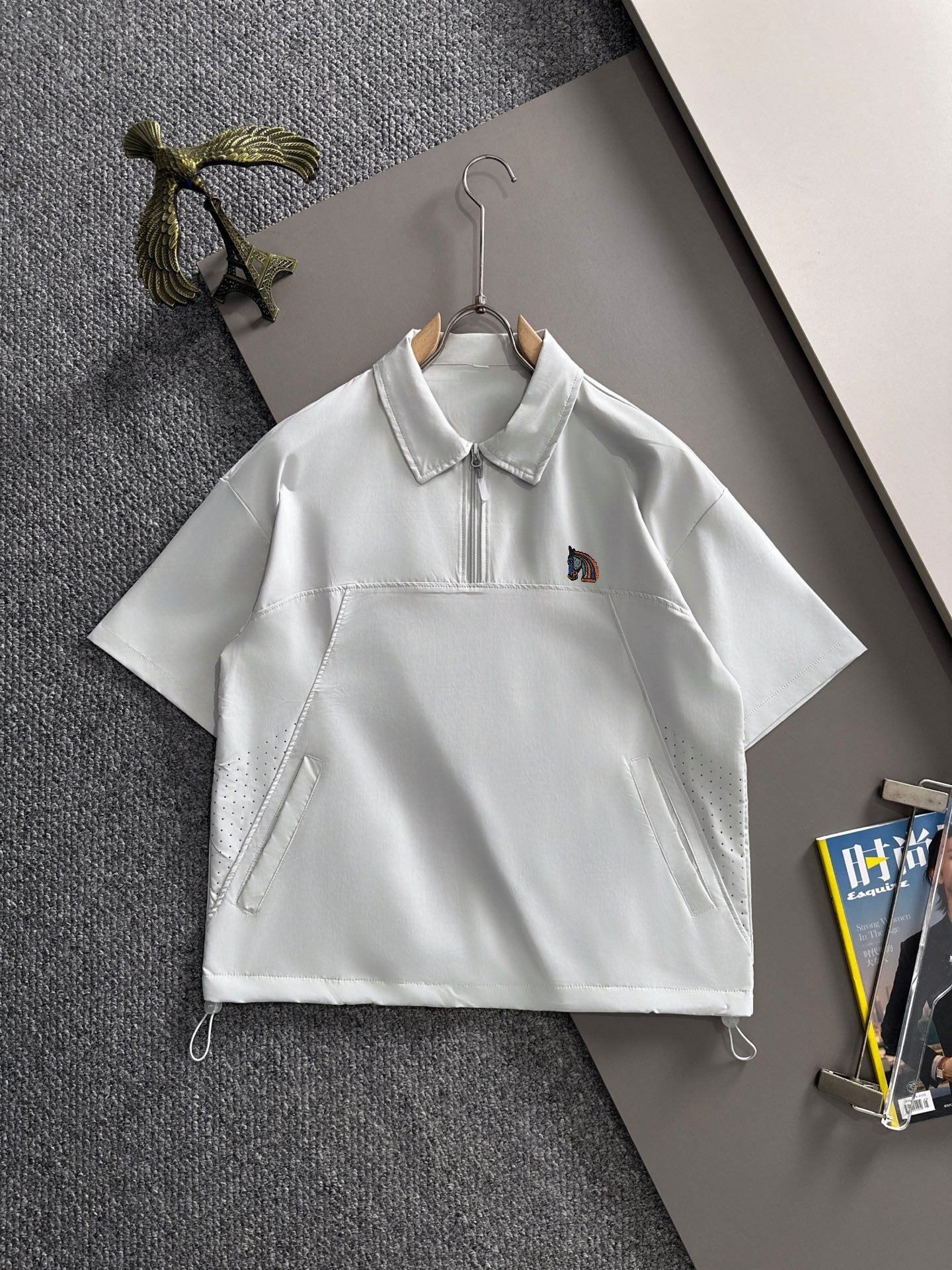 Hermès 爱马仕2026新款夏季休闲套装 细节 高级 高级感满满 三标齐全 定制高端液氨棉面料