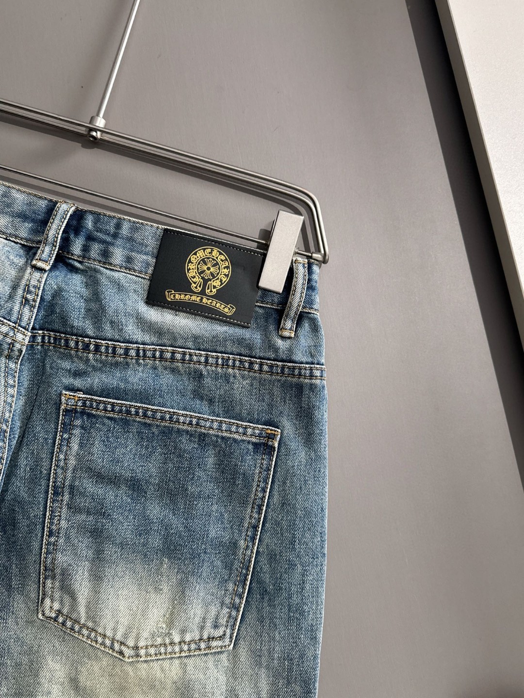 Chrome Hearts 克罗心2026春夏新品牛仔裤牛仔短裤 采用进口客供日本Denim平纹棉质牛仔面料梭织生产