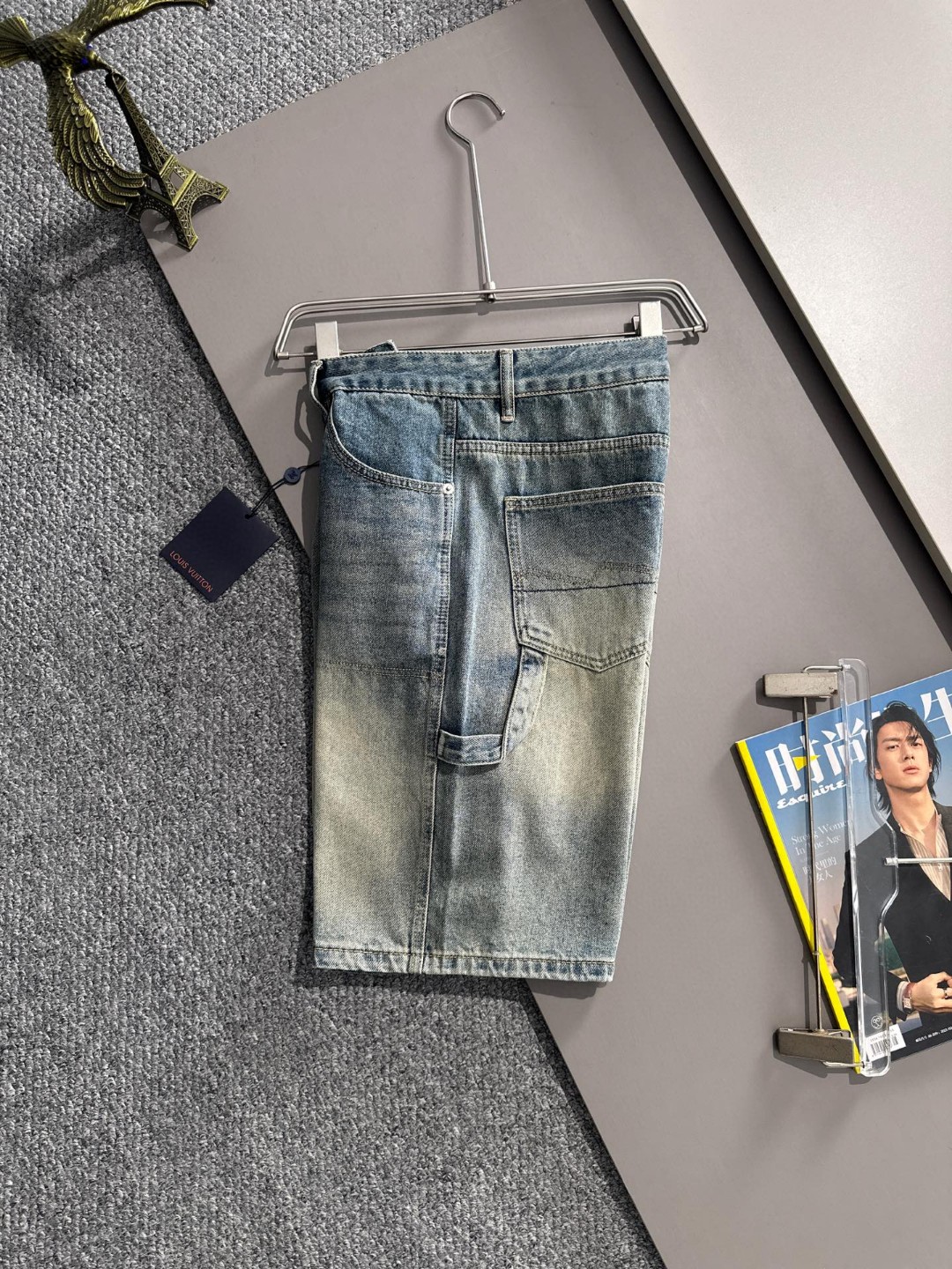 Louis Vuitton LV2026春夏新品牛仔裤牛仔短裤 采用进口客供日本Denim平纹棉质牛仔面料梭织生产