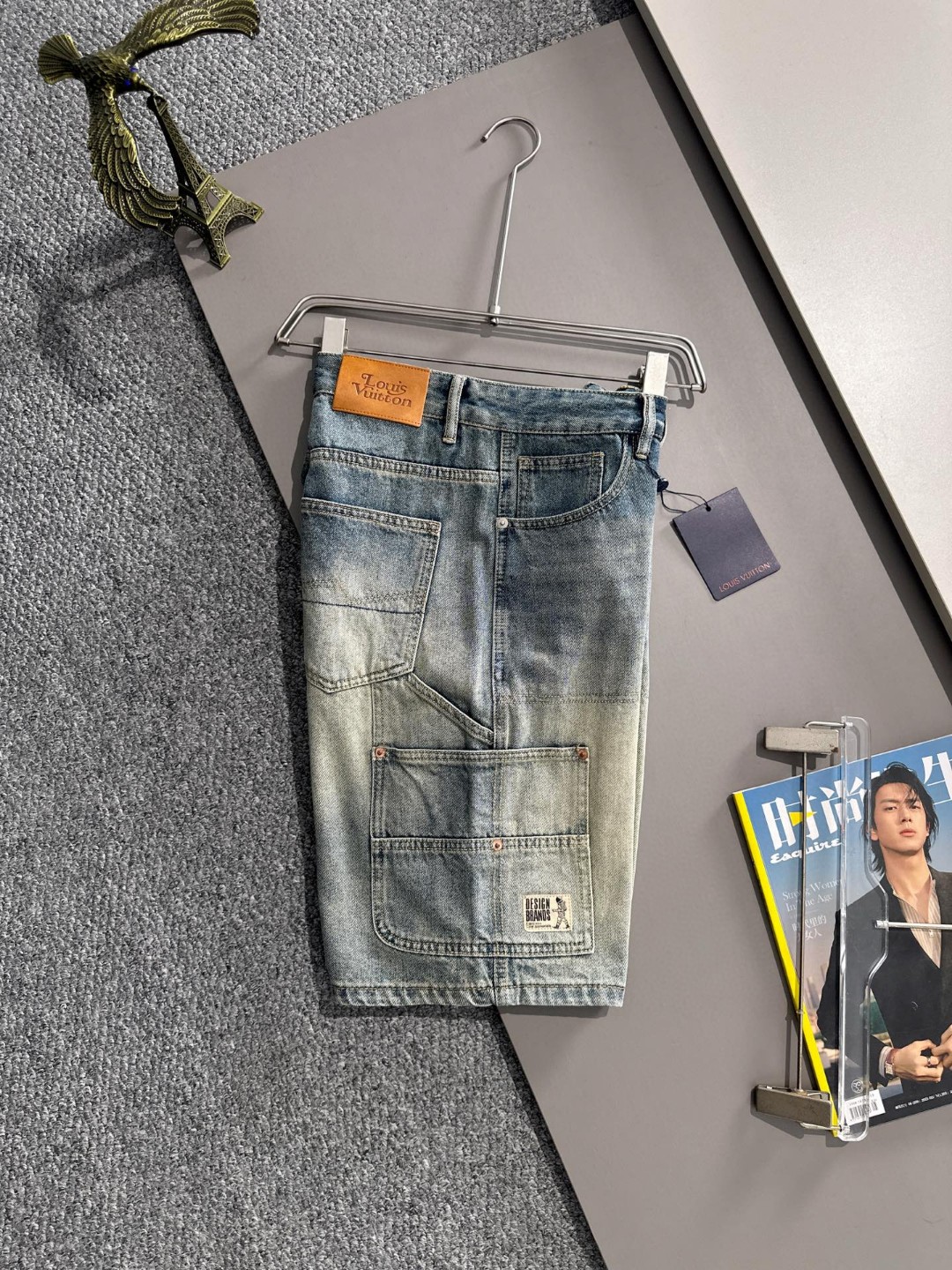 Louis Vuitton LV2026春夏新品牛仔裤牛仔短裤 采用进口客供日本Denim平纹棉质牛仔面料梭织生产