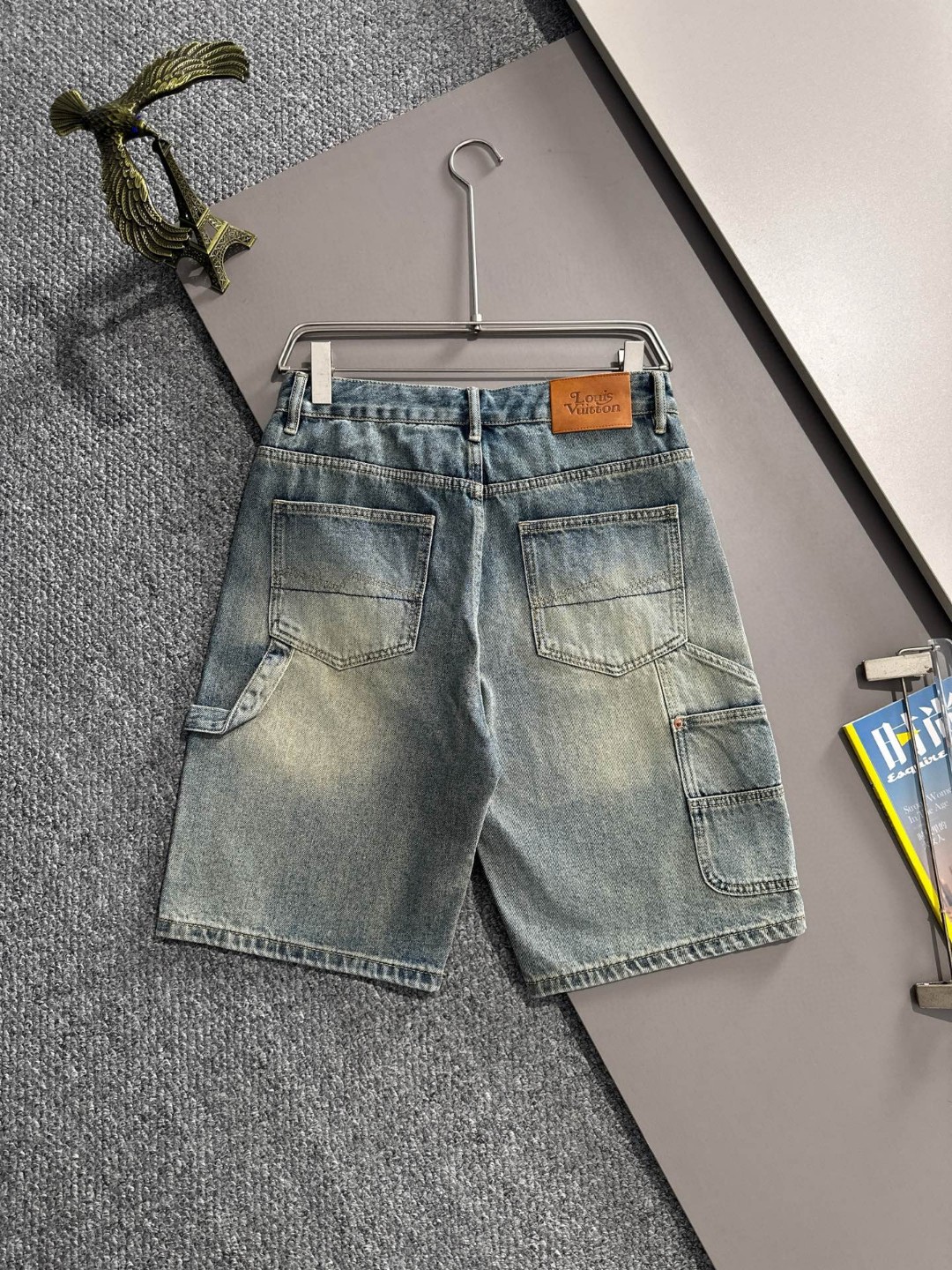 Louis Vuitton LV2026春夏新品牛仔裤牛仔短裤 采用进口客供日本Denim平纹棉质牛仔面料梭织生产