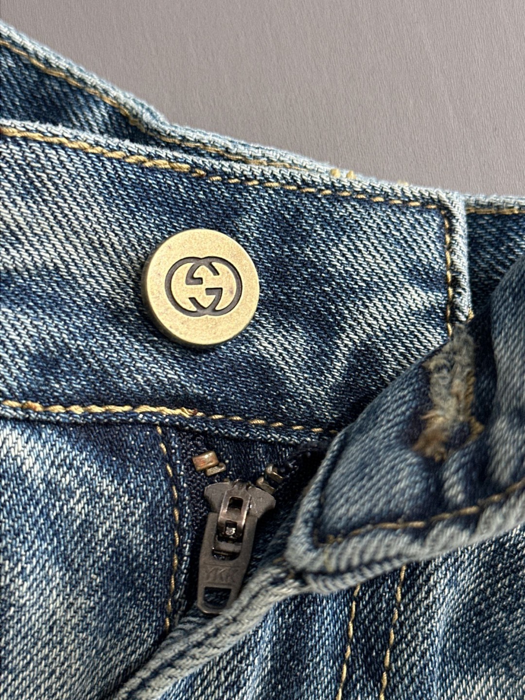 Gucci 古驰2026春夏新品牛仔裤牛仔短裤 采用进口客供日本Denim平纹棉质牛仔面料梭织生产