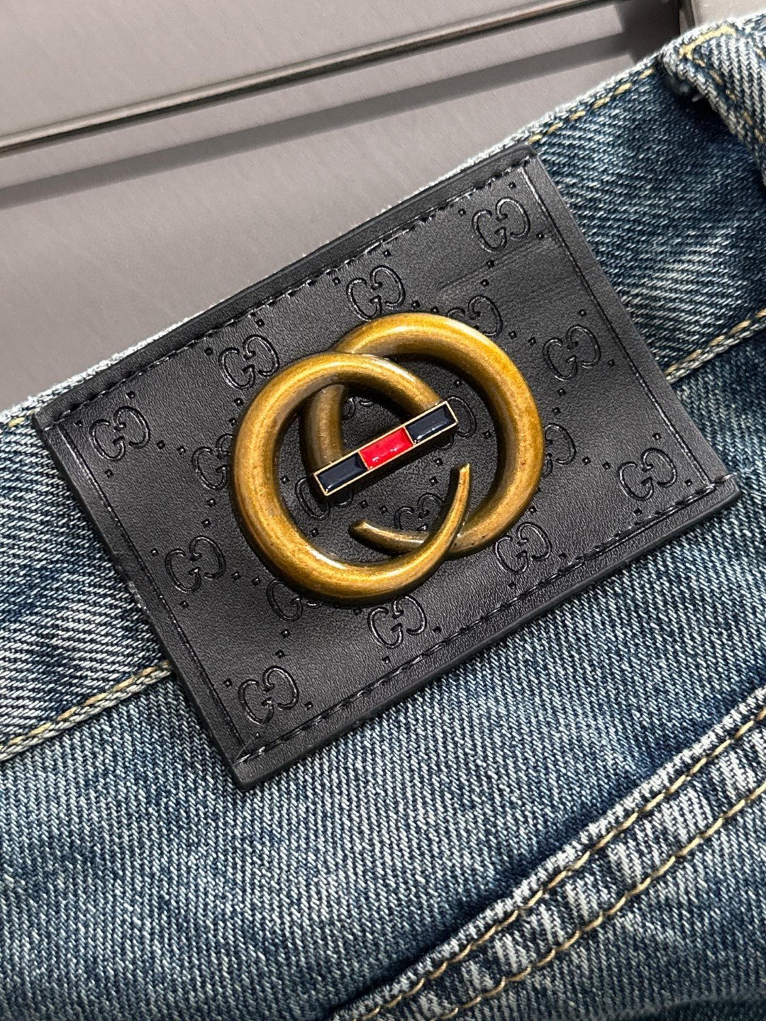 Gucci 古驰2026春夏新品牛仔裤牛仔短裤 采用进口客供日本Denim平纹棉质牛仔面料梭织生产