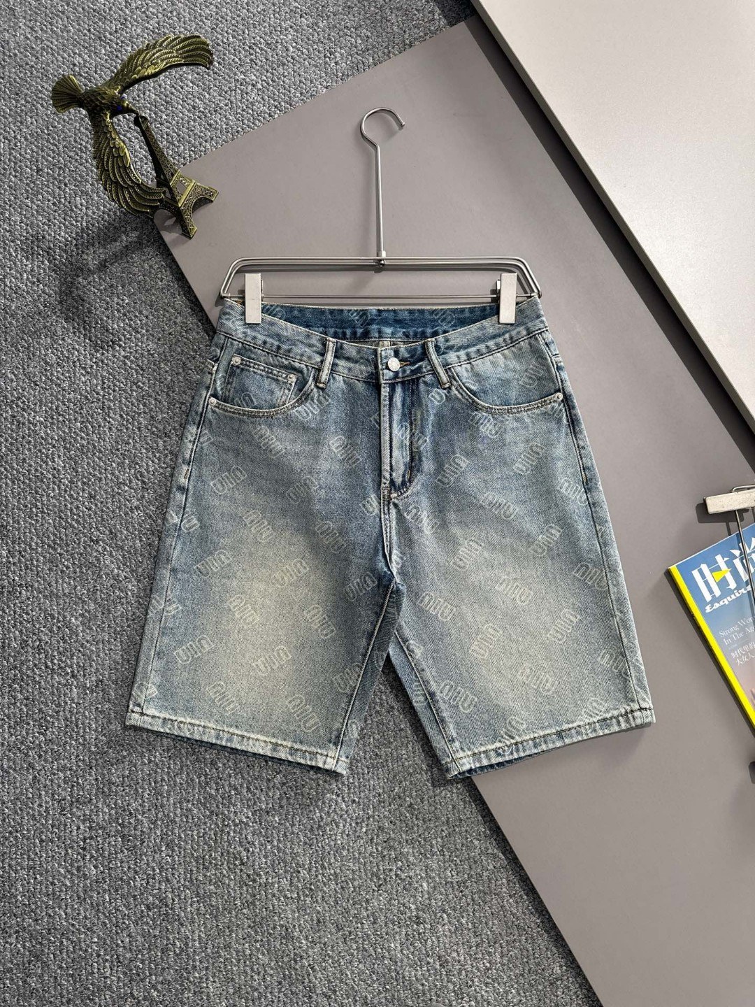 Dior mumu2026春夏新品牛仔裤牛仔短裤 采用进口客供日本Denim平纹棉质牛仔面料梭织生产